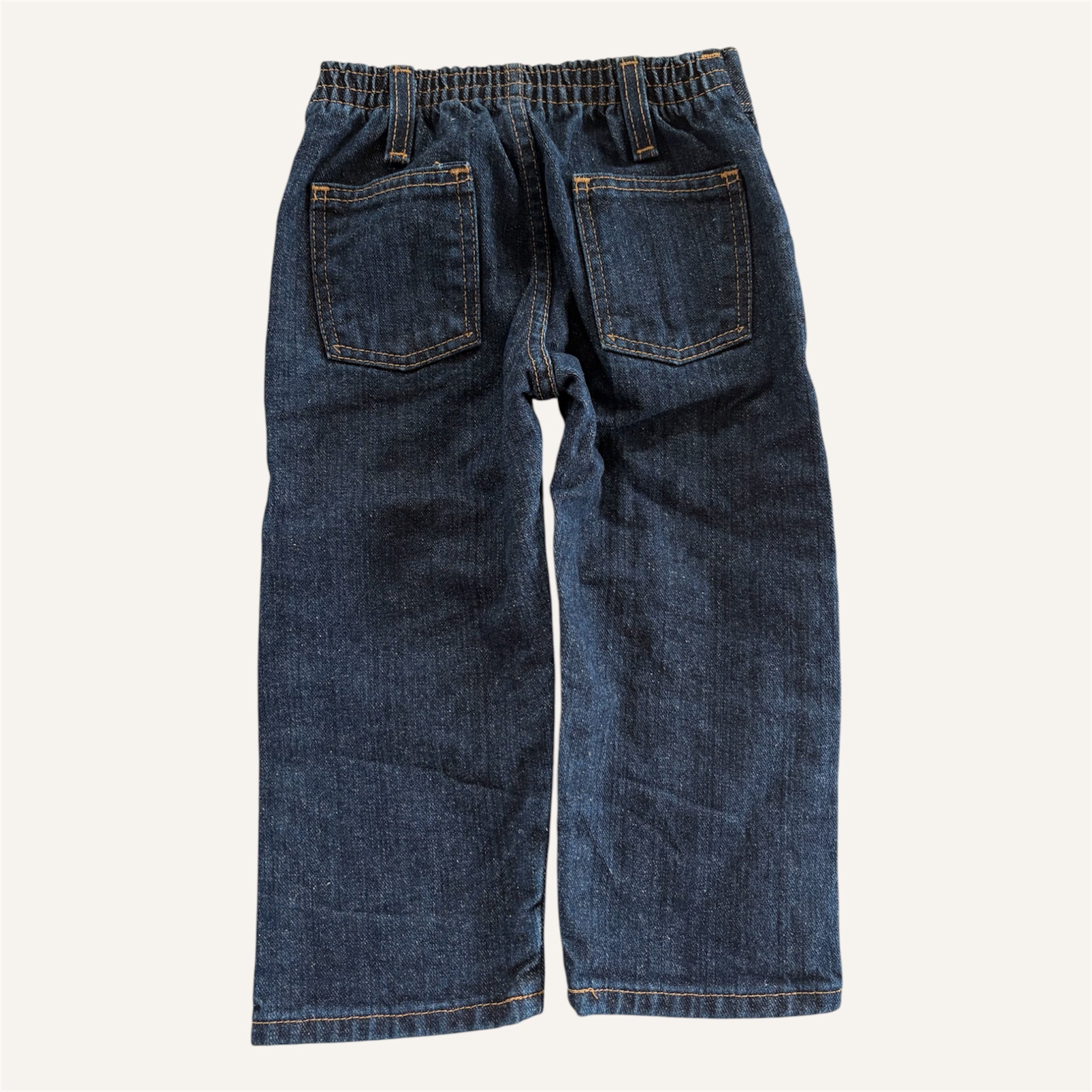 Wrangler Straight Leg Dark Wash Denim Jeans (3T)