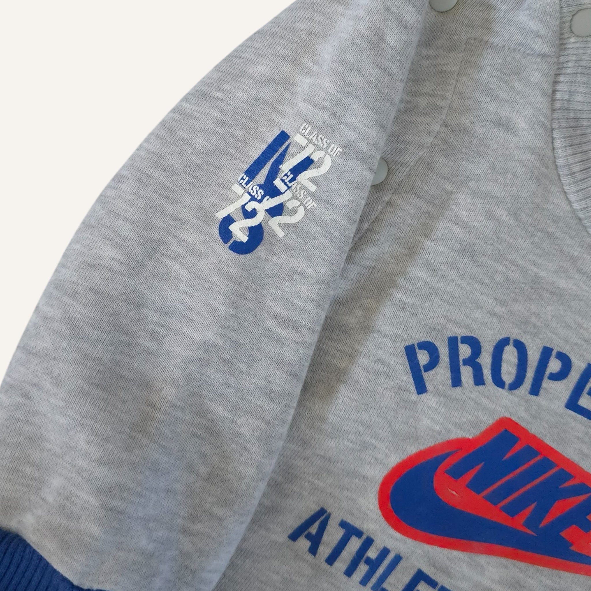 Y2K "Property of Nike" Grey Romper (6/12M)