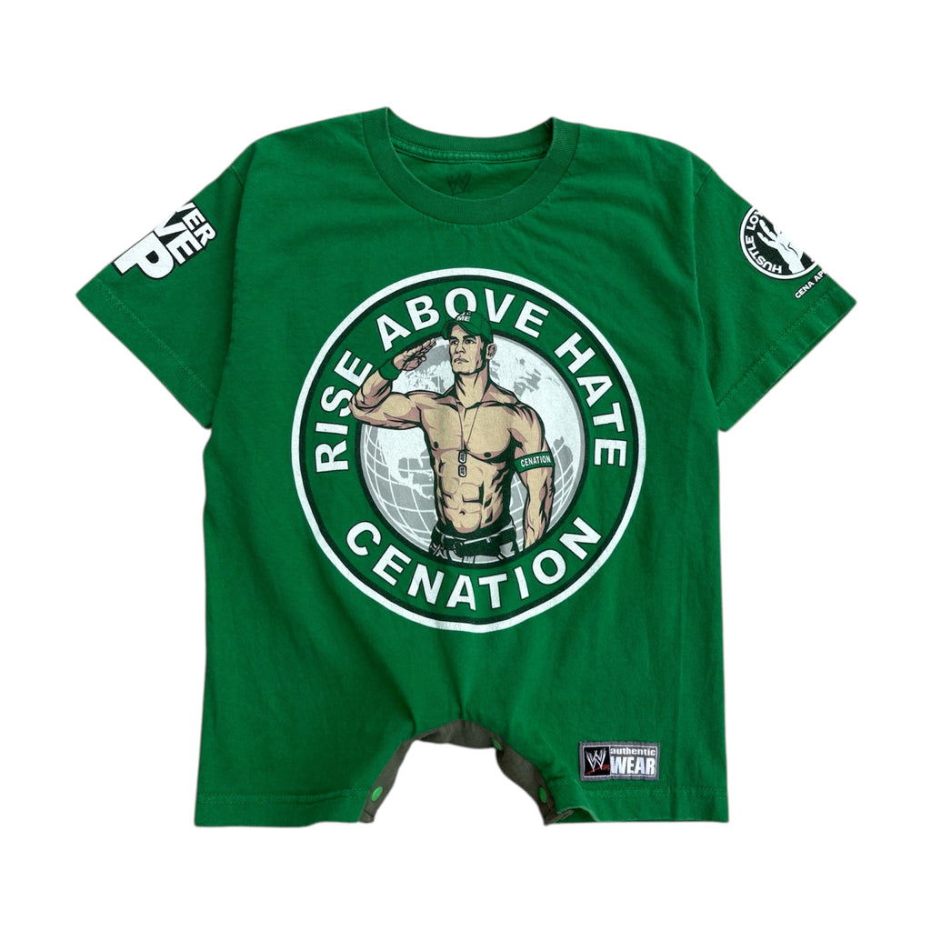 WWE Green John Cena Reckless Romper (3T)