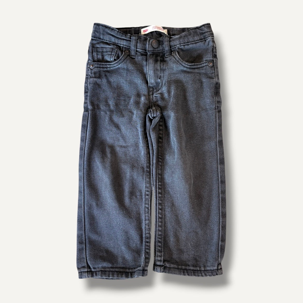 Levi Black Jeans 514 Straight legged (2T)