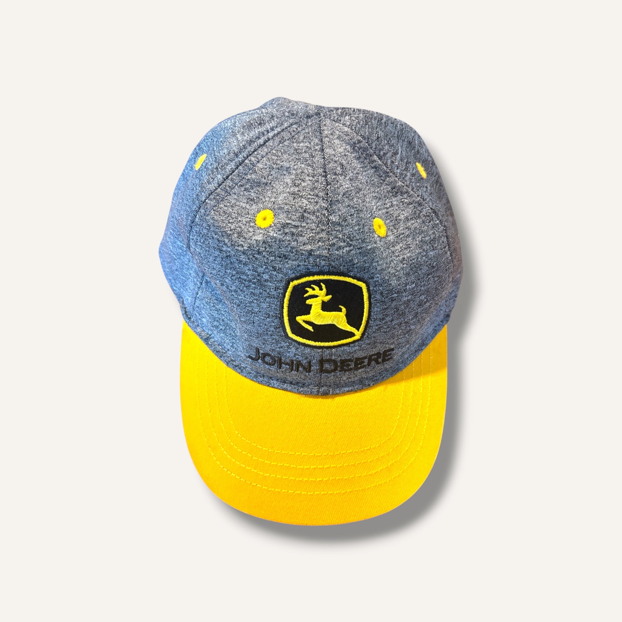 Grey and Yellow John Deere Hat (Todder)