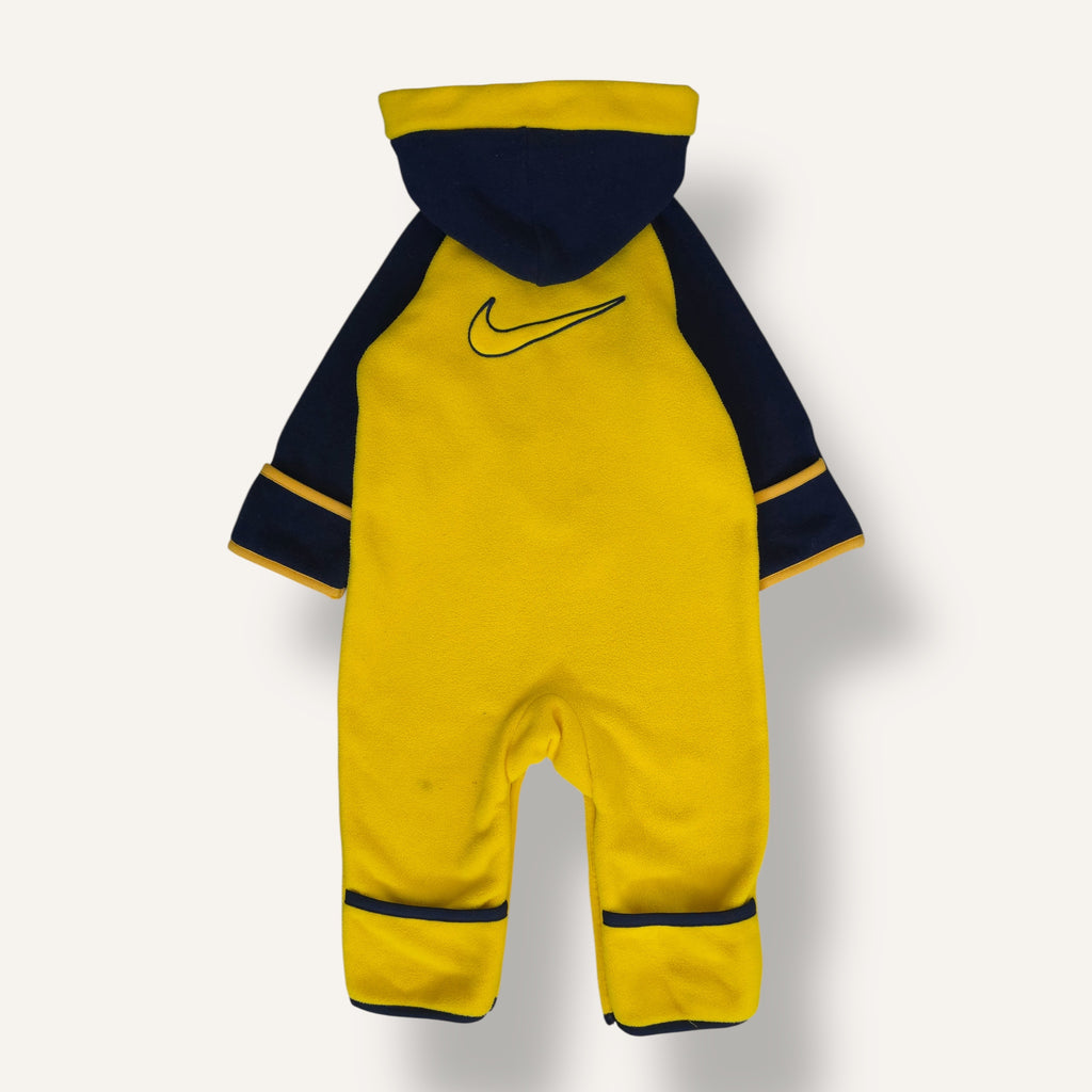 Y2K Nike Yellow Fleece Suit (1-2T)