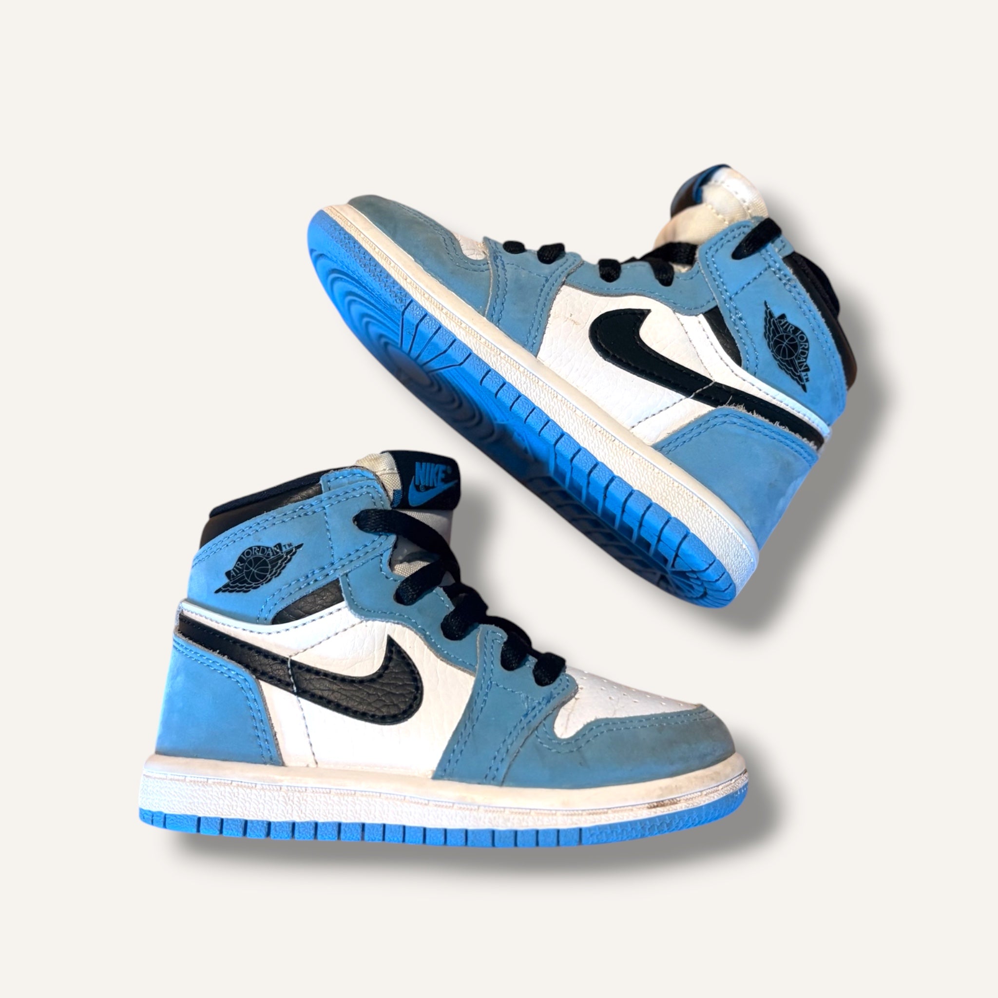 Blue Nike Jordan Shoes (7C)