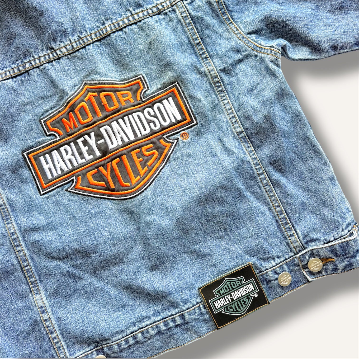 Harley Davidson Vintage Denim Jacket (12/14)