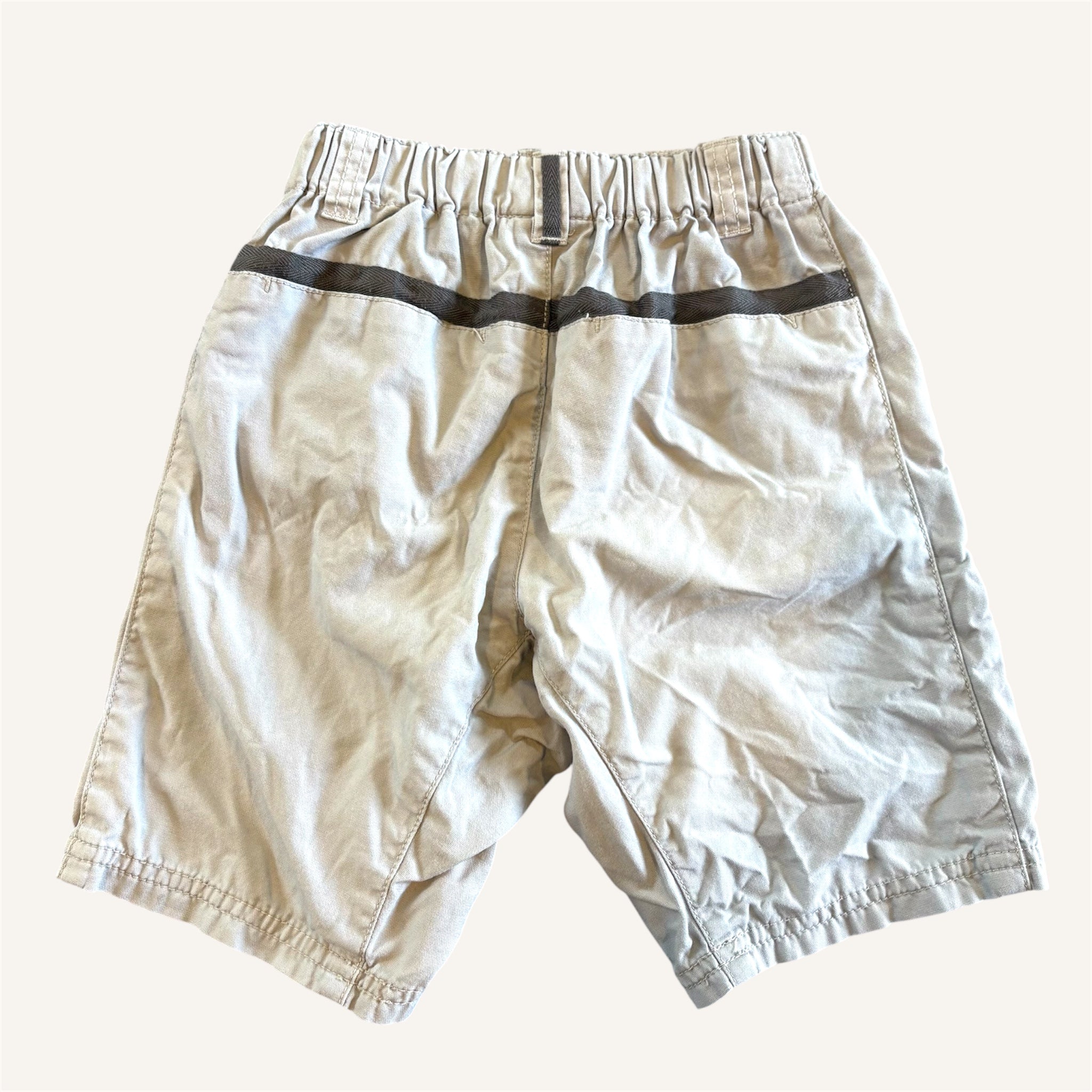 Nike Beige & Charcol Y2K Shorts (2-3T)