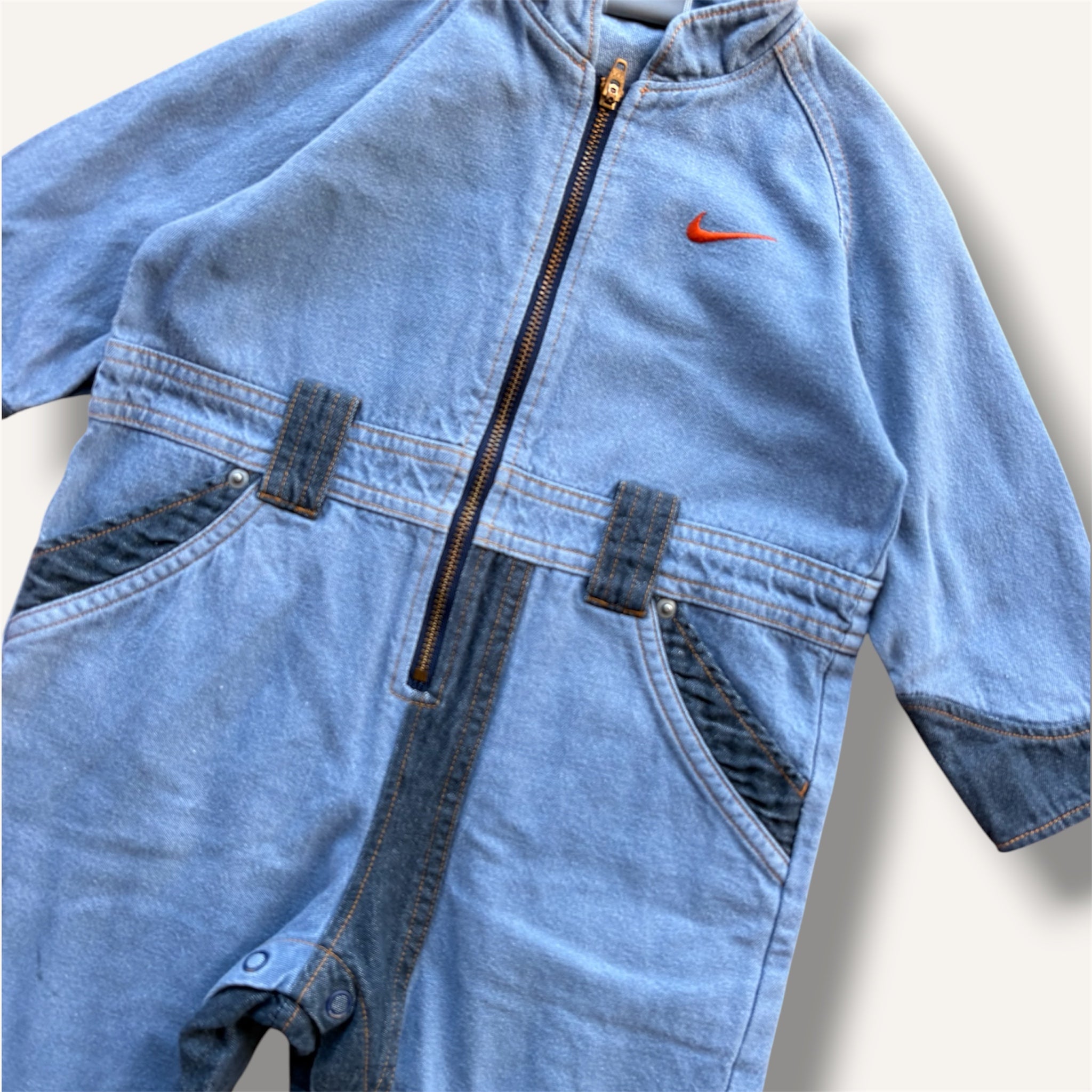 Y2K Nike Double Denim Boilersuit (1-2T)