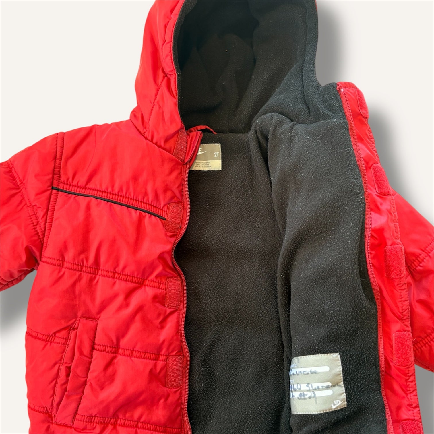 Y2K Red Nike Puffer Jacket (2T)
