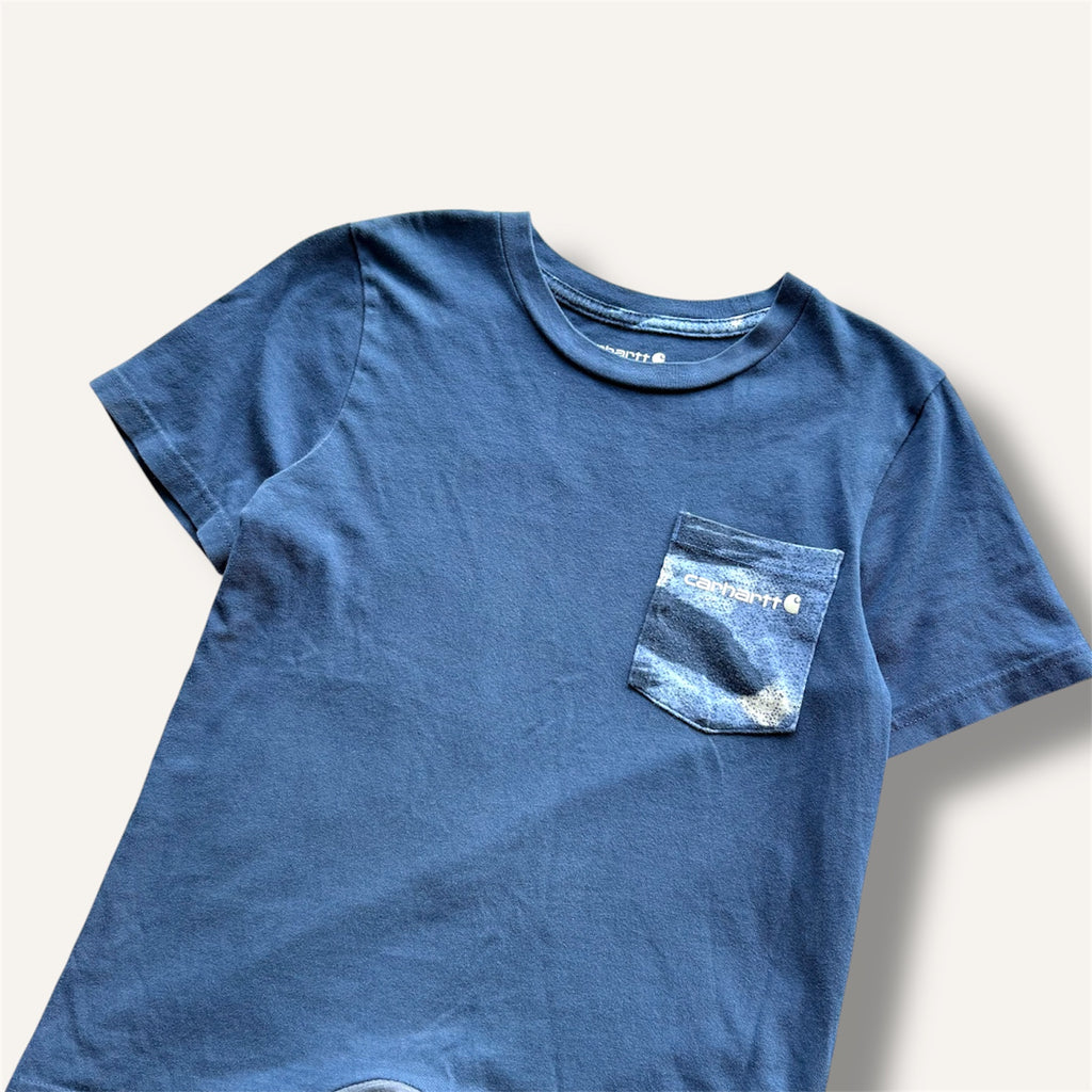 Carhartt Blue Camo Reckless Romper (2T)