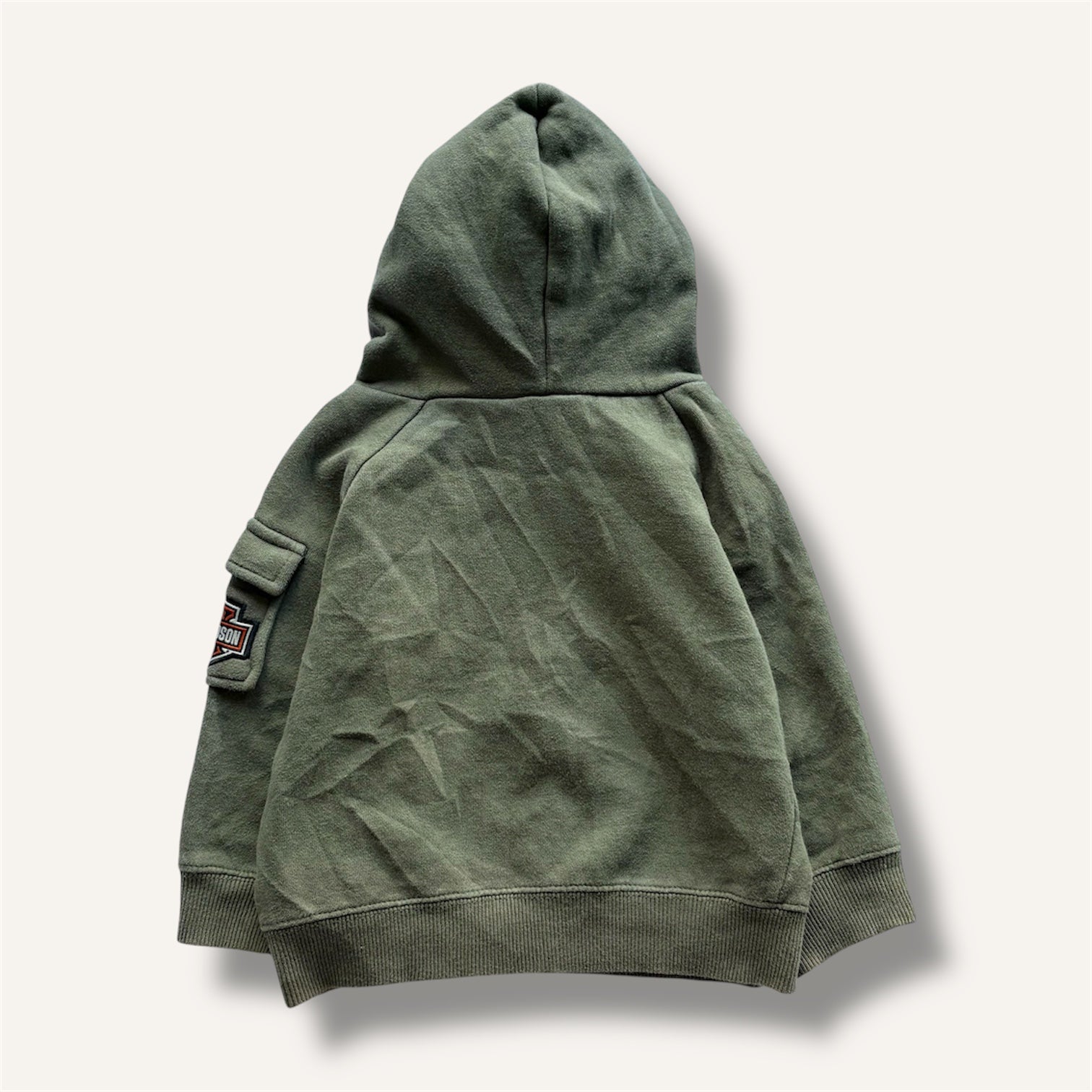 Harley Davidson Khaki Green Hoodie (2T)