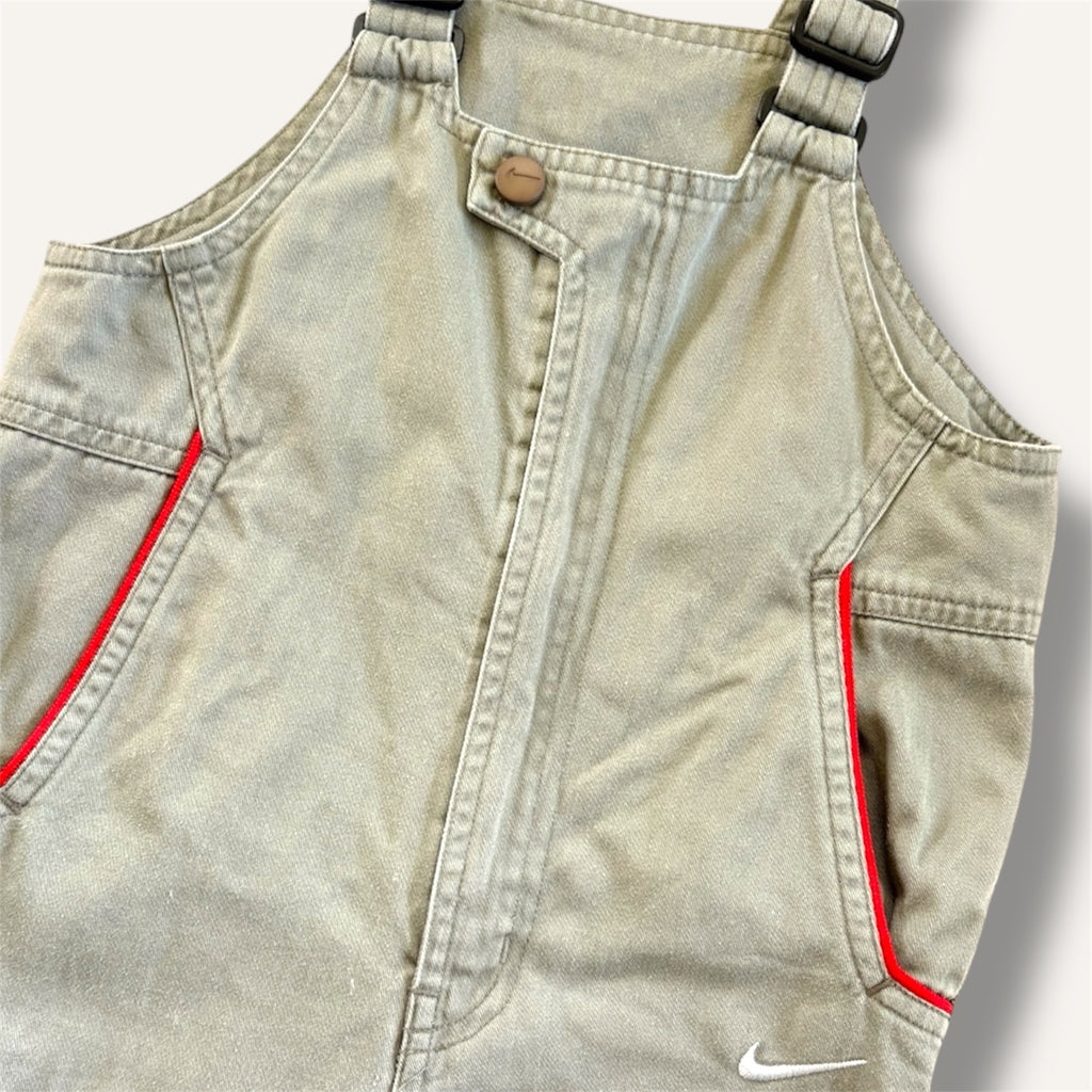 Y2K Khaki Nike Cargo Overalls (2-3T)