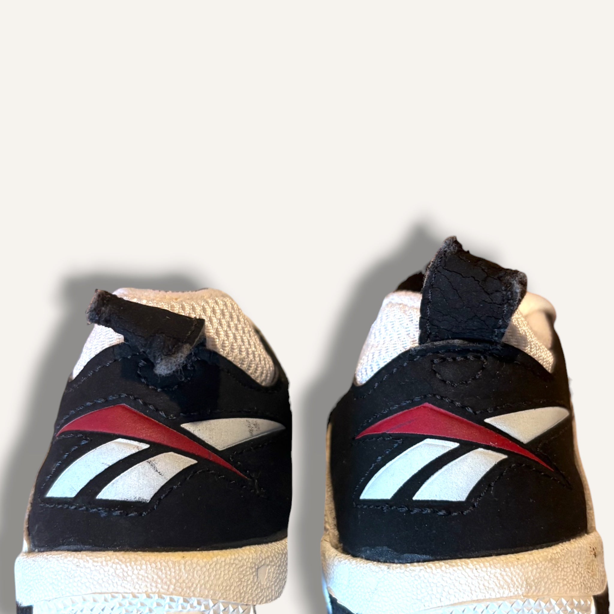 Black and White Reebok Shoes (4C)