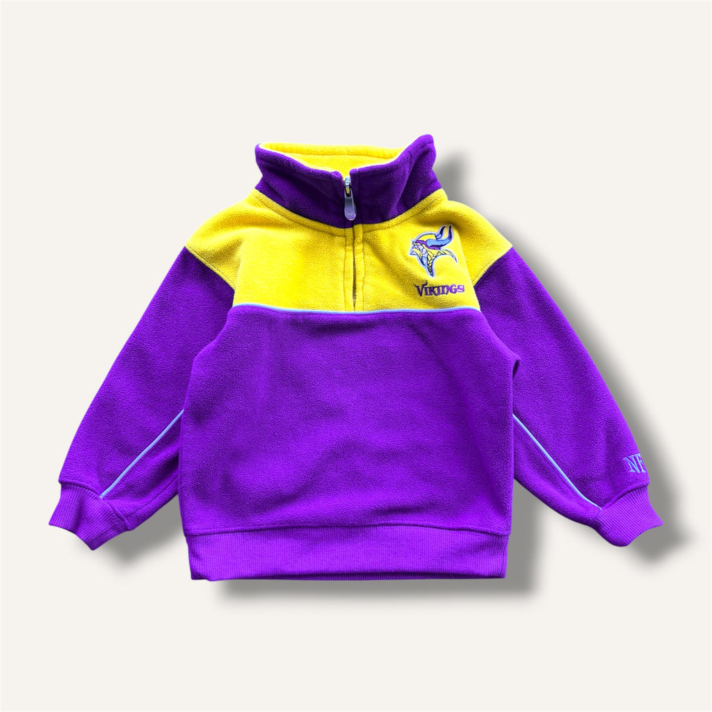 Vikings NFL Fleece Quarter Zip (2T)