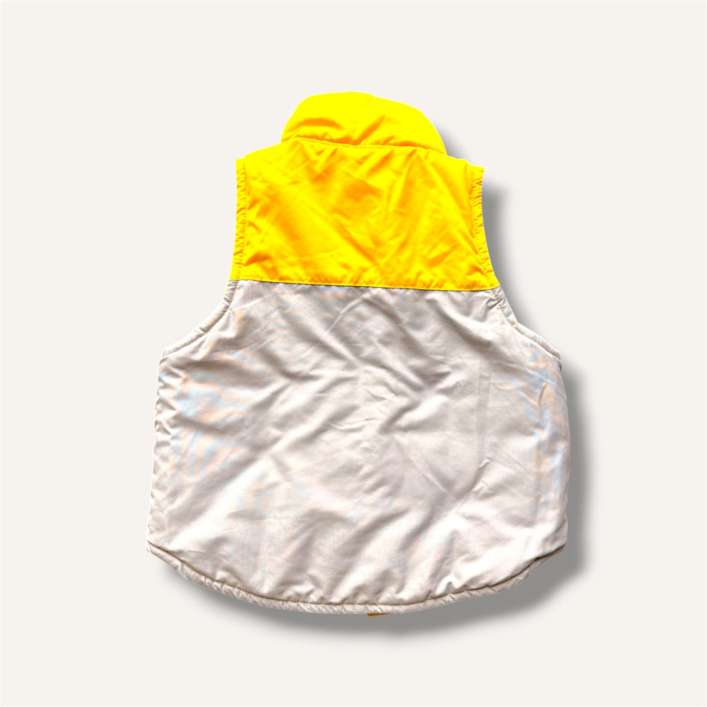 Y2K Nike Yellow, Grey & Navy Reversible Vest (2T)