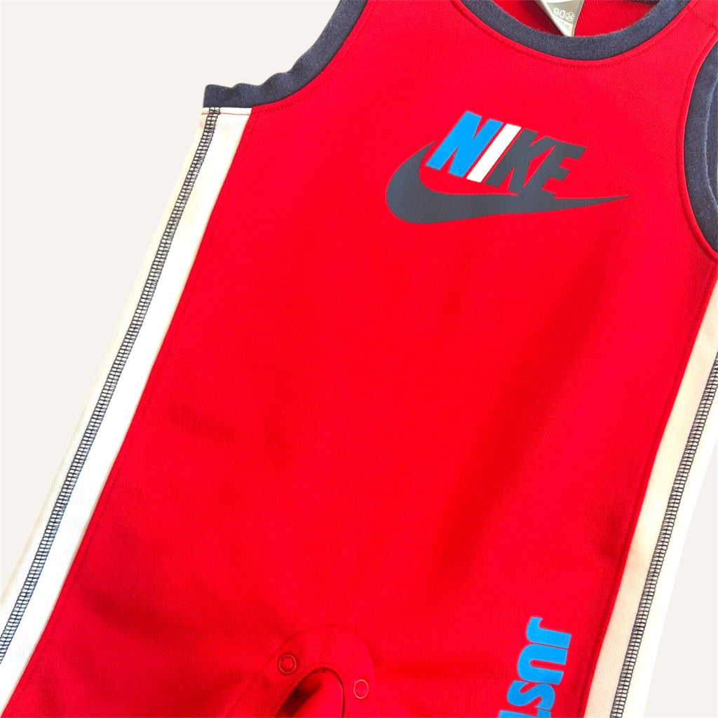 Y2K Red Nike Summer Romper (2-3T)