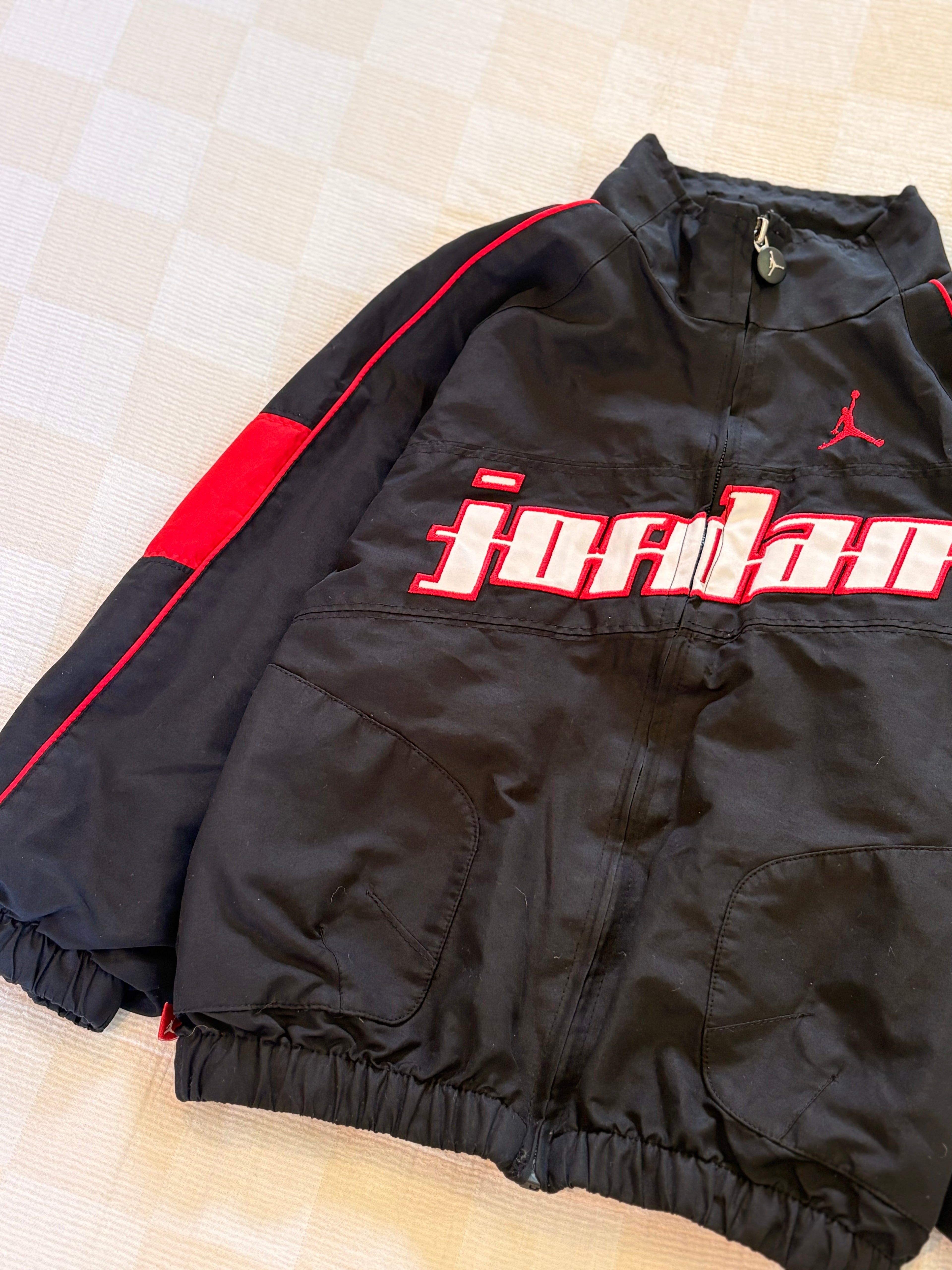 Jordan Black & Red Windbreaker (6)
