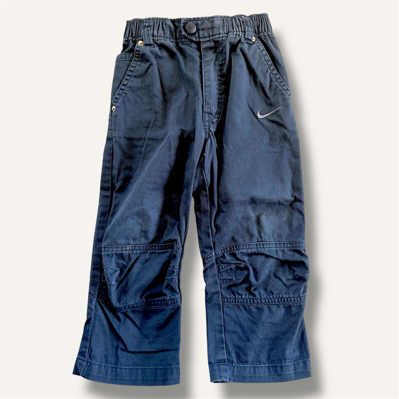 Y2K Navy Straight Leg Nike Pants (2-3T)