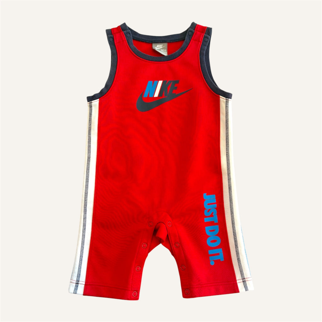 Y2K Red Nike Summer Romper (2-3T)