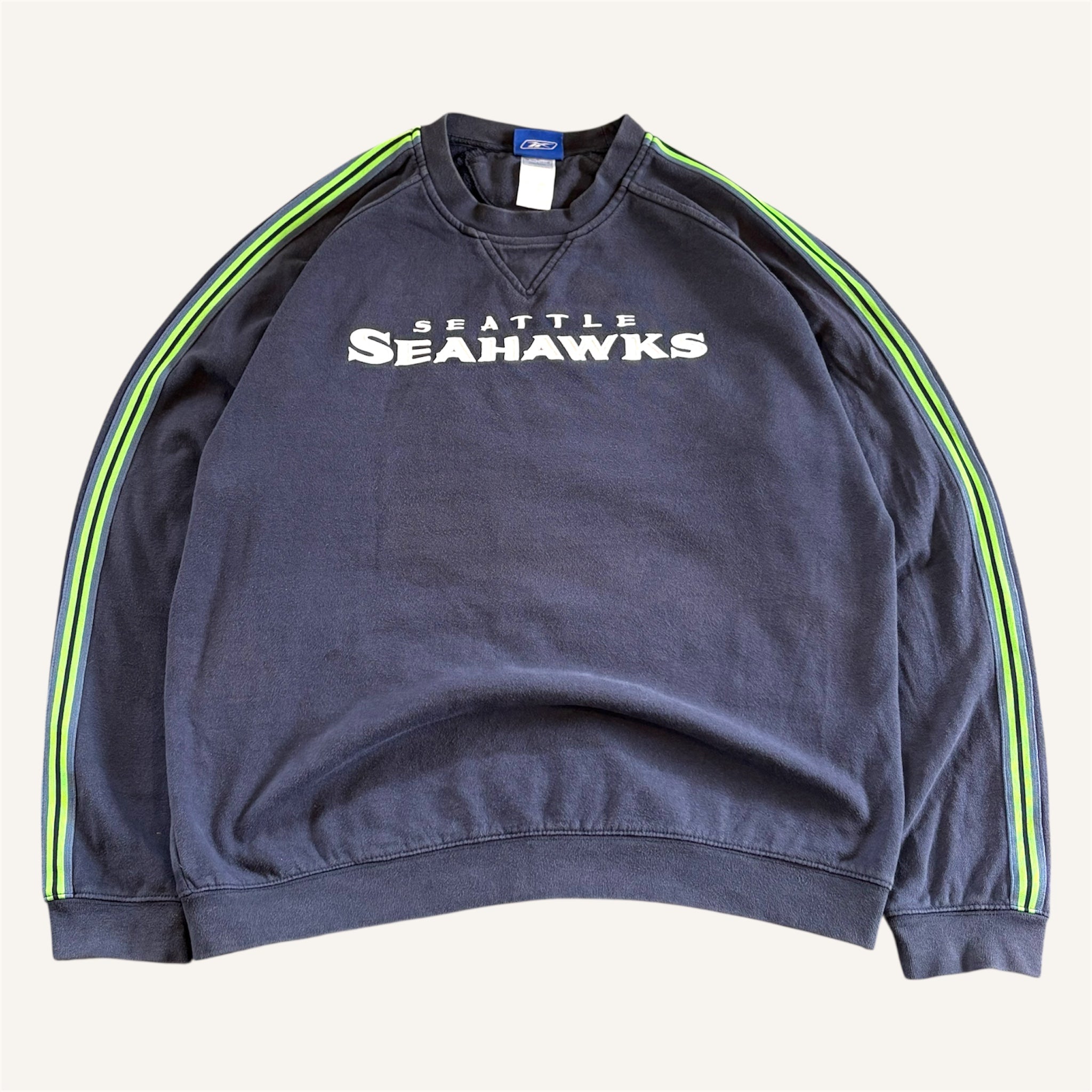NFL Seattle Seahawks Adult Vintage Crew (Adults Large)