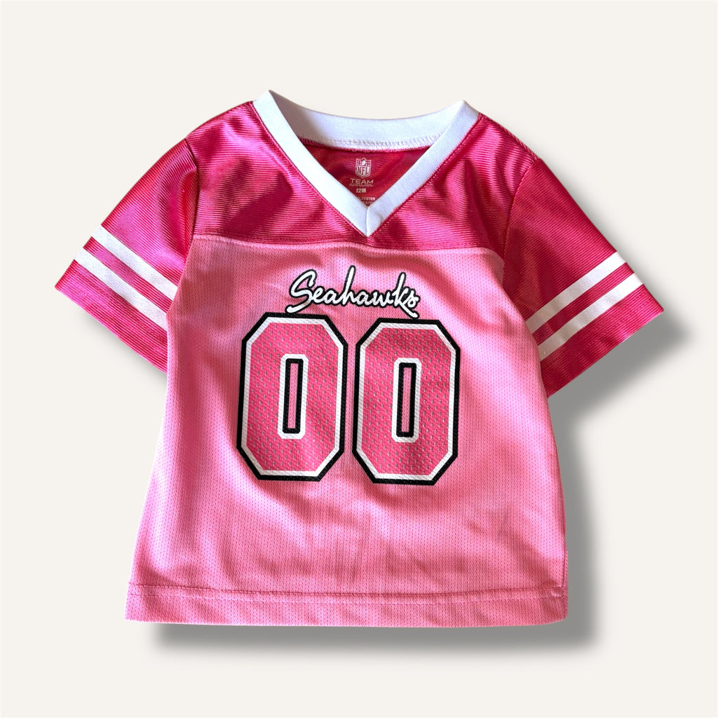 NFL Pink Seahawks Jersey (6/12M)