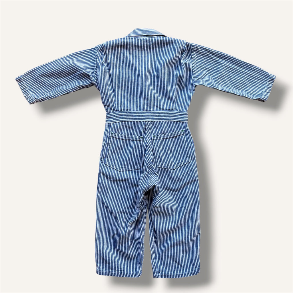 70s OshKosh Pinstripe Boilersuit (1-2T)