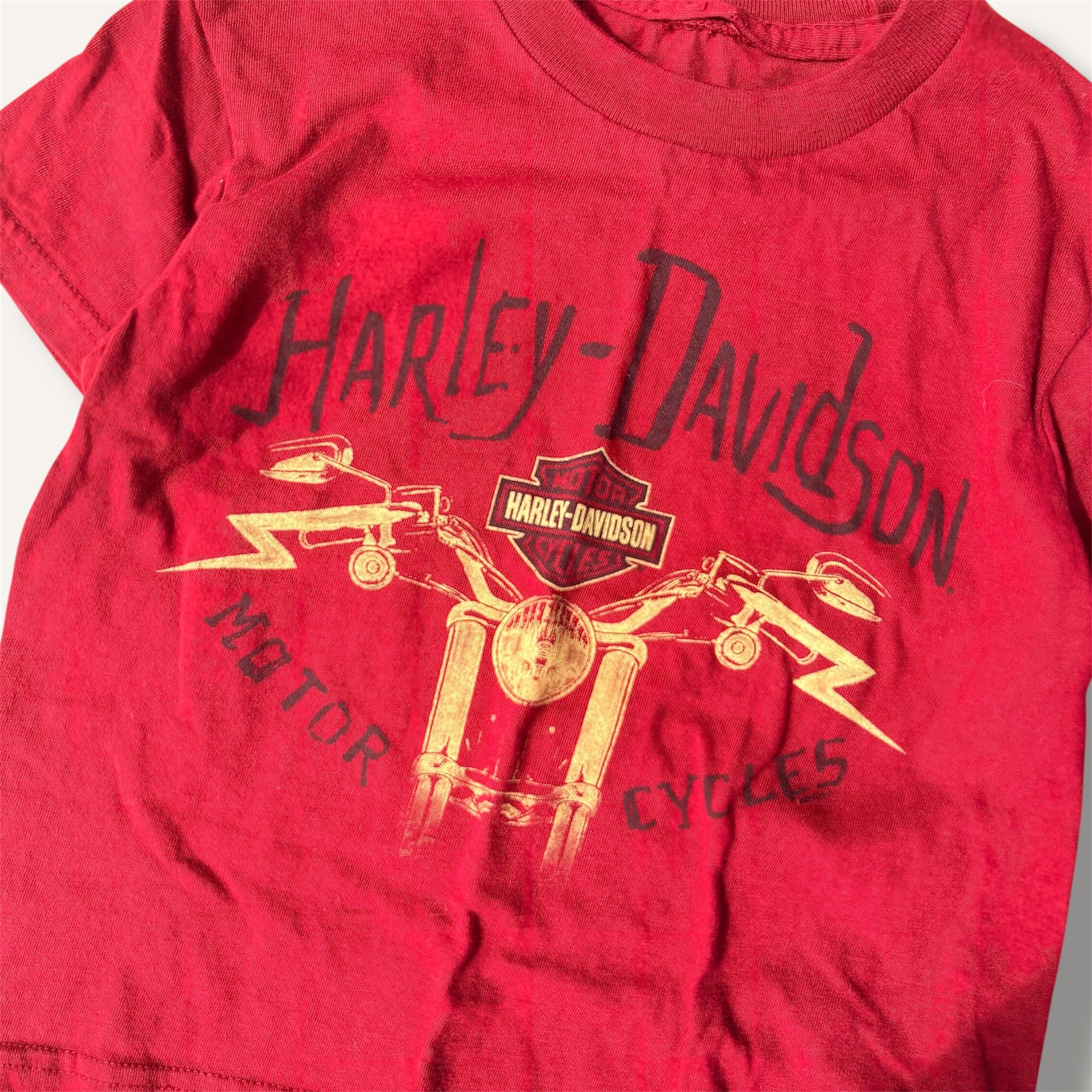 Harley Davidson Burgundy Graphic T-shirt San Diego (4/5)