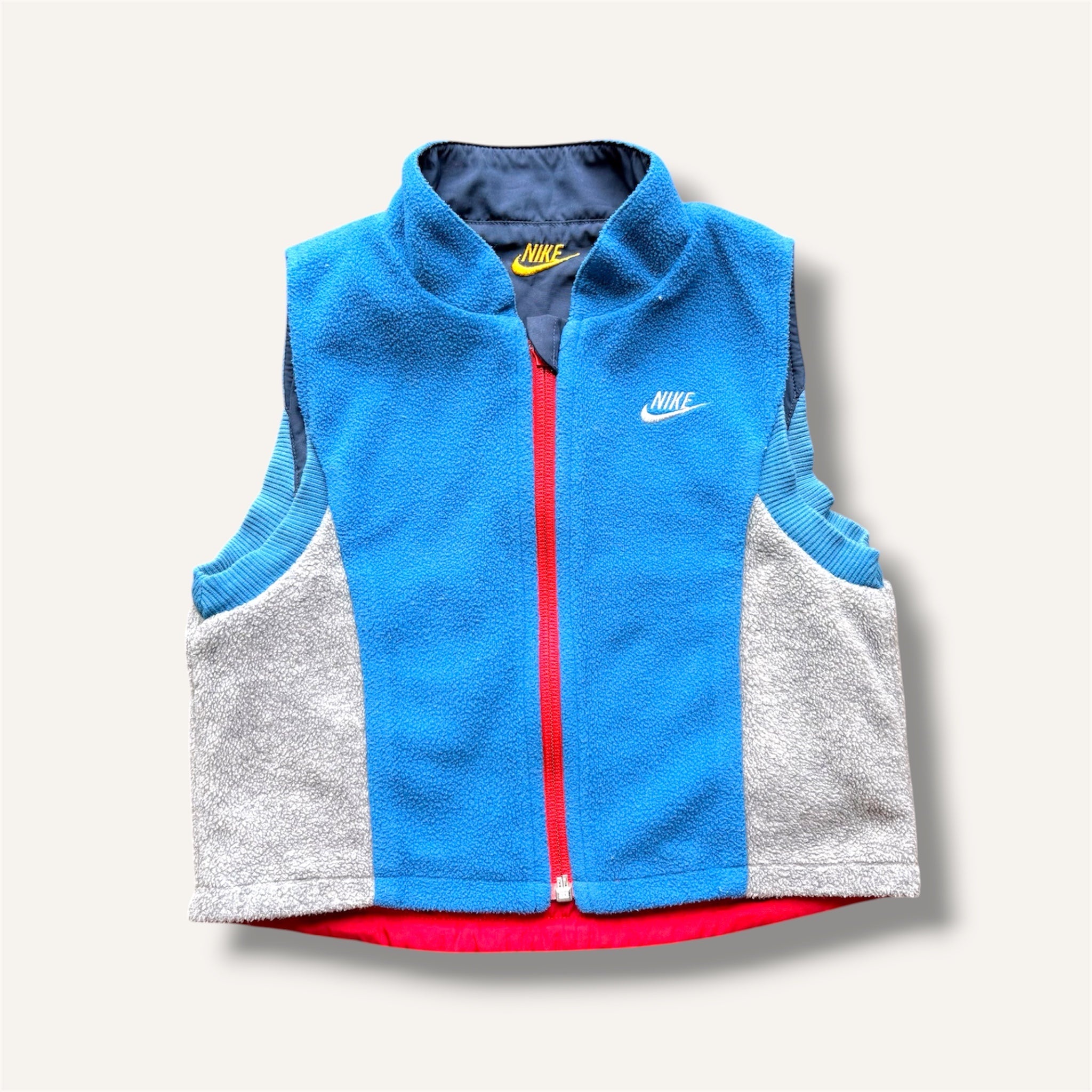Y2K Nike Reversible Red, Navy & Yellow Vest (2-3T)