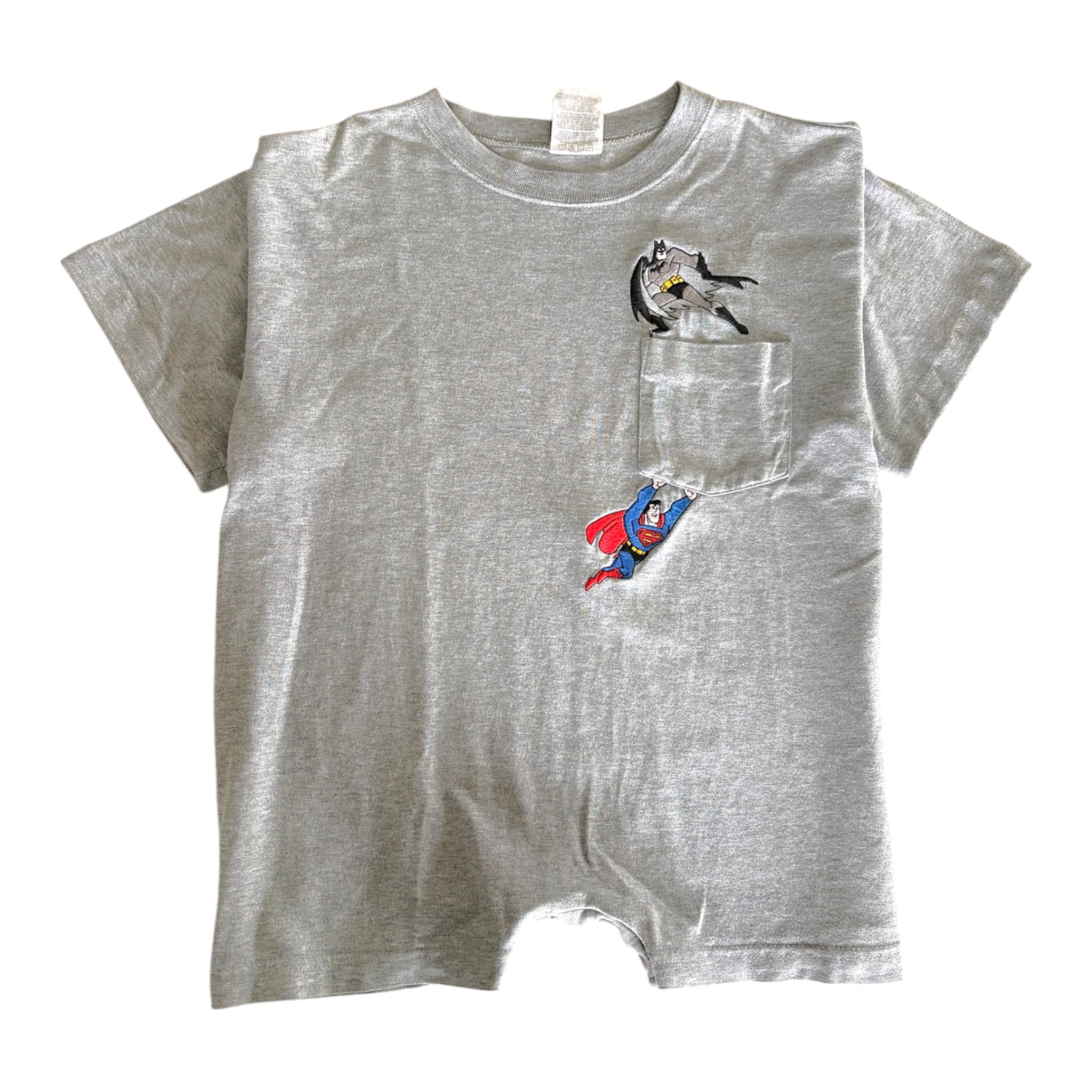 Batman X Superman vintage 1999 Reckless Romper (3T)