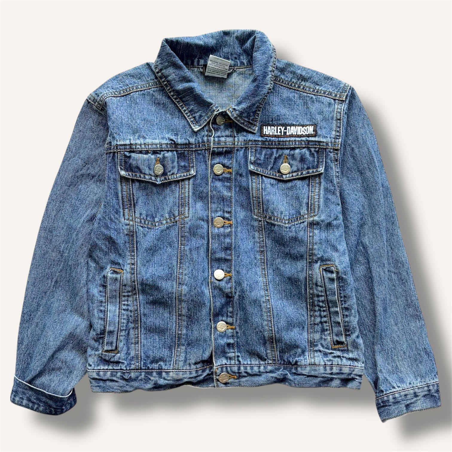 Harley Davidson Vintage Denim Jacket (12/14)