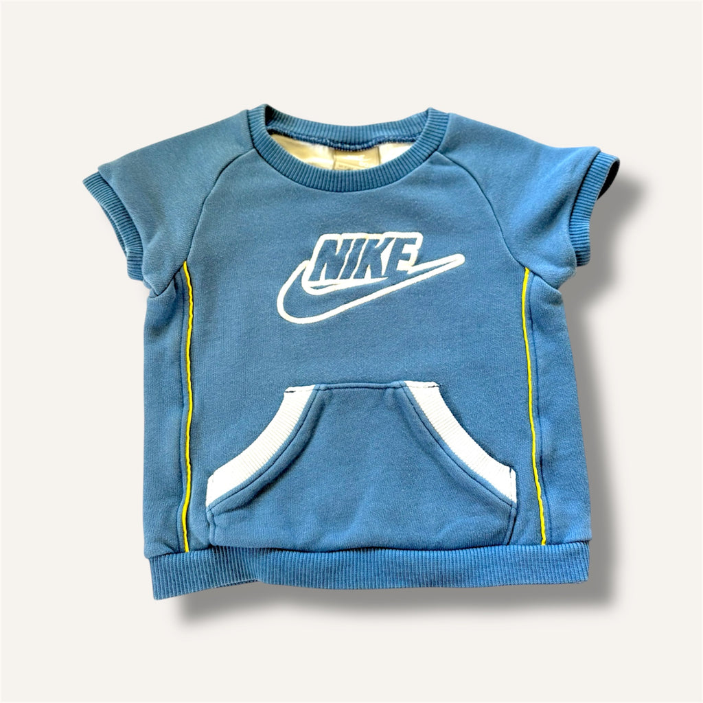 Y2K Blue Nike Sleeveless Sweater Top (2T)
