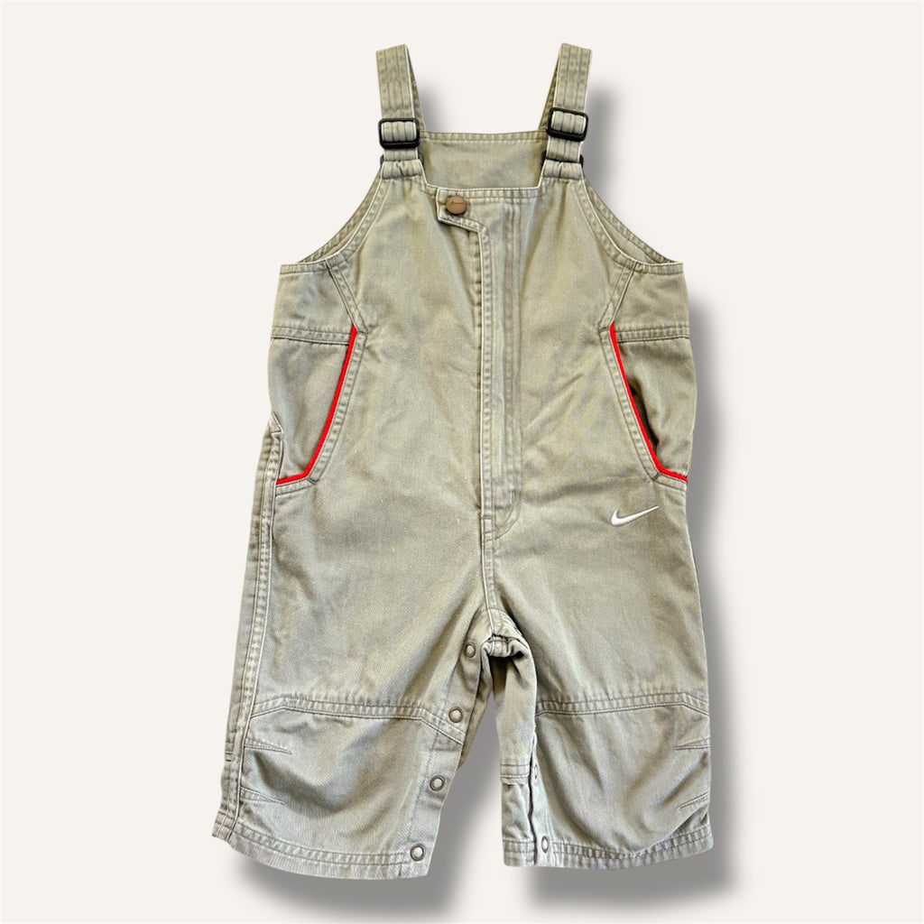 Y2K Khaki Nike Cargo Overalls (2-3T)