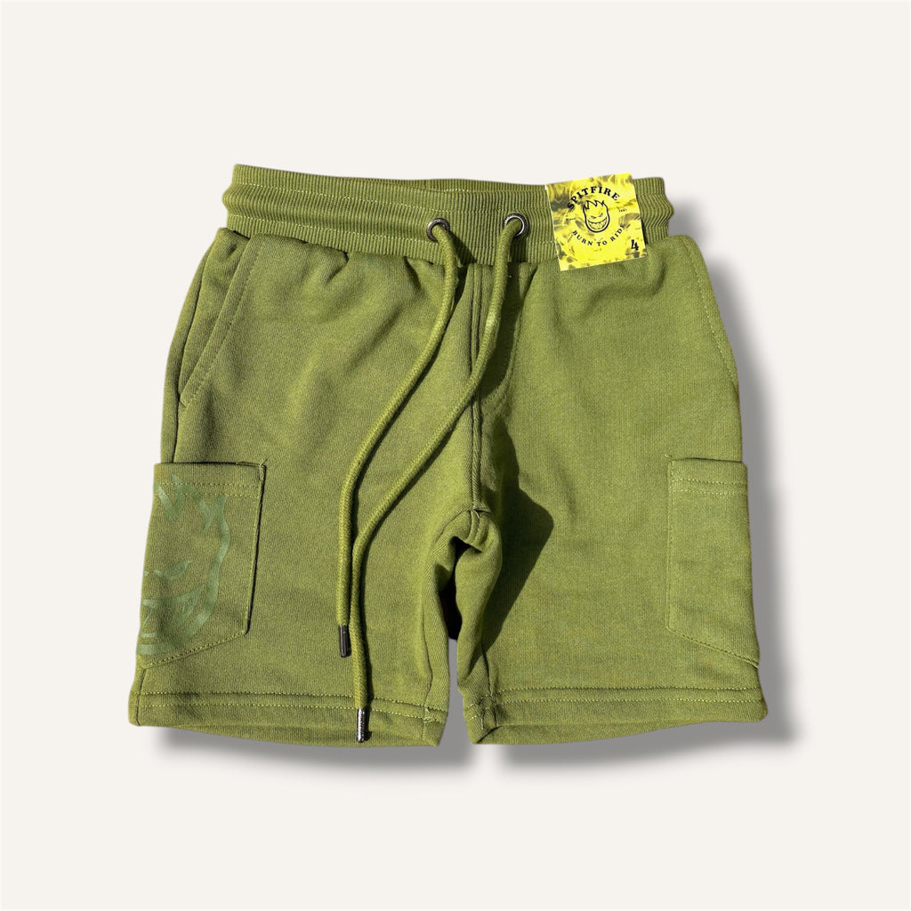 Spitfire Khaki Green Cotton BNWT Cargo Shorts (4T)