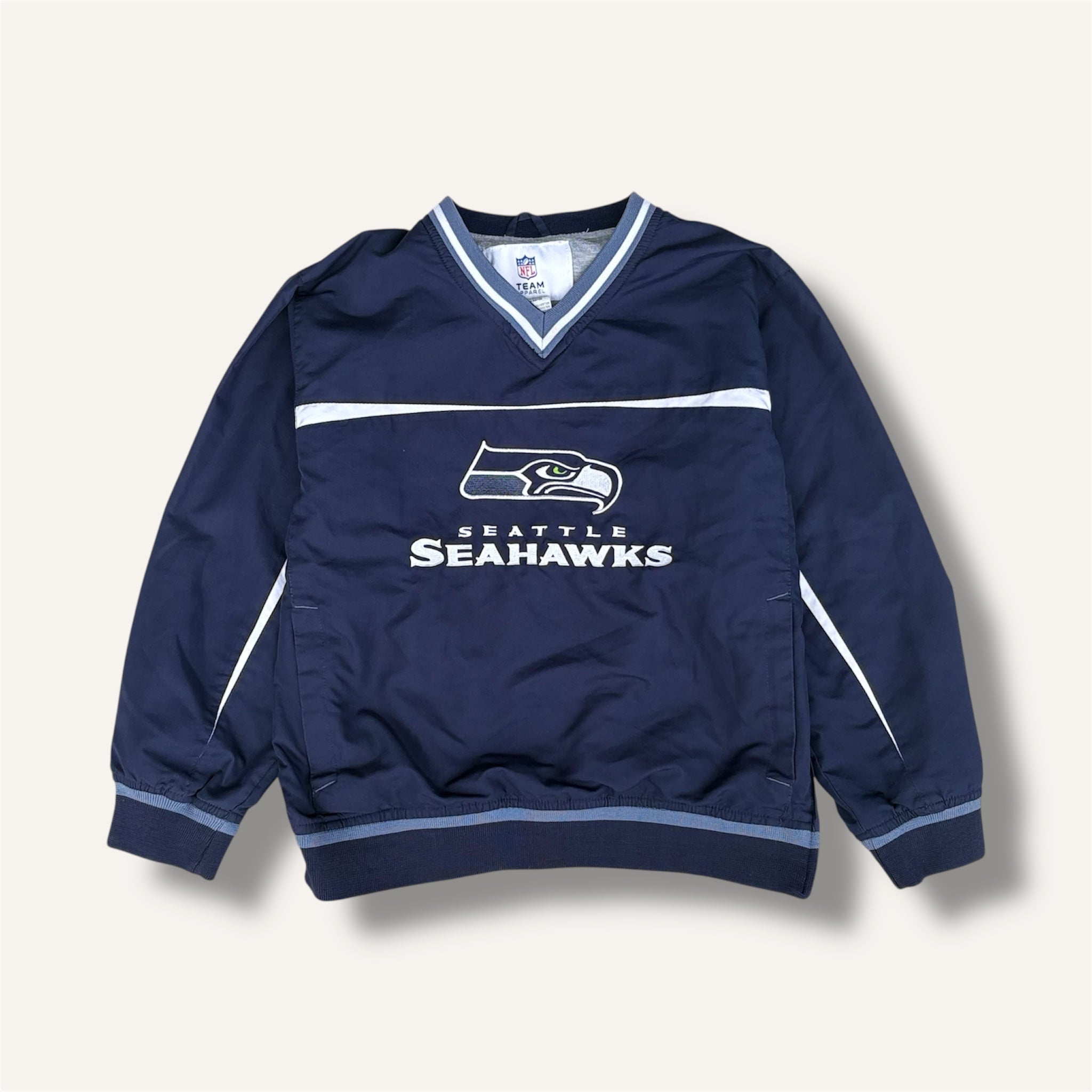 NFL Seattle Seahawks Jersey Lined Windbreaker Pullover (10/12)