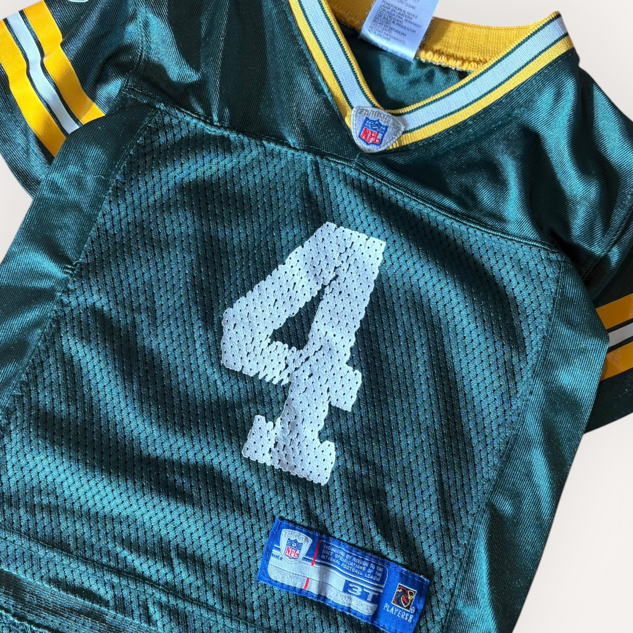 NFL Vintage Packers Jersey #4 Favre (3T)