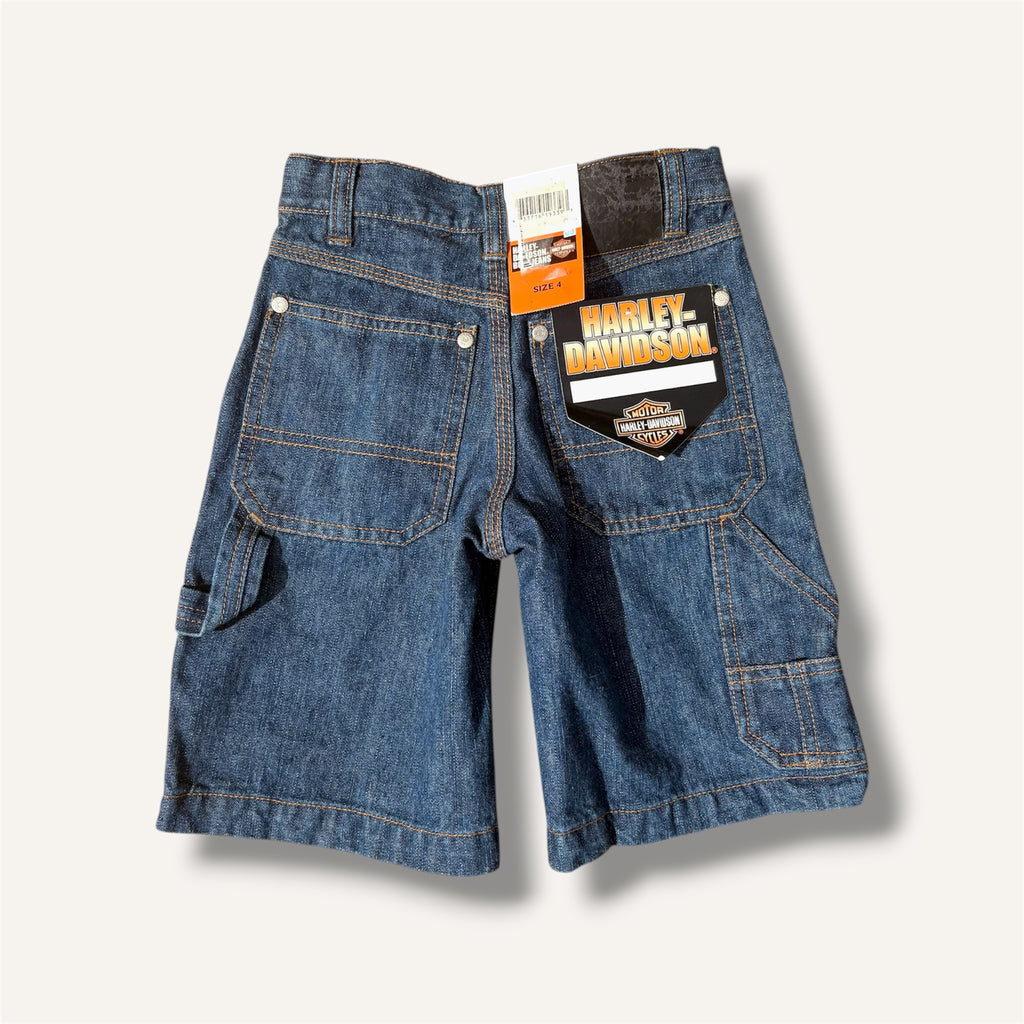 Harley Davidson Vintage Deadstock Denim Cargo Shorts (4T)