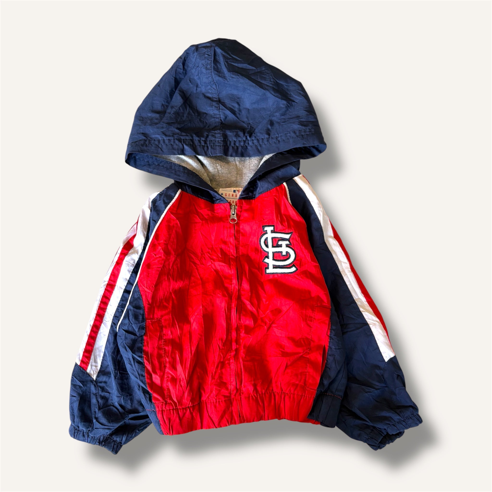 MLB St. Louis Cardinals Red & Navy Vintage Windbreaker (6/12M)