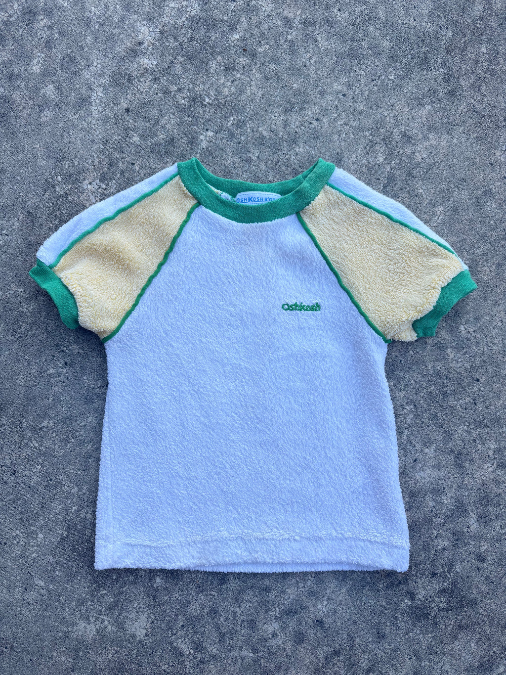 Oshkosh 70/80s Terry Toweling Vintage Tee & Shorts Set (1-2T)