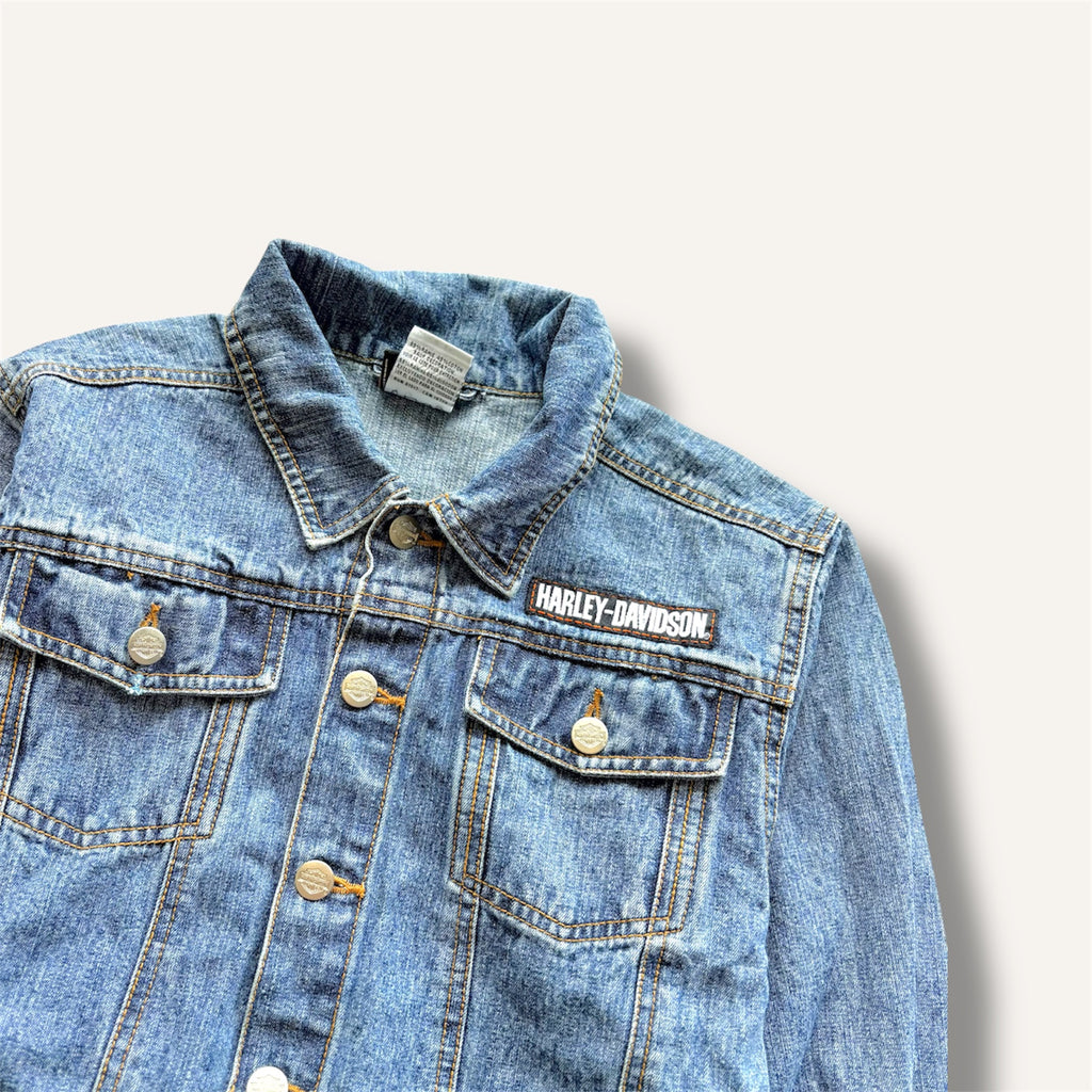 Harley Davidson Vintage Denim Jacket (12/14)