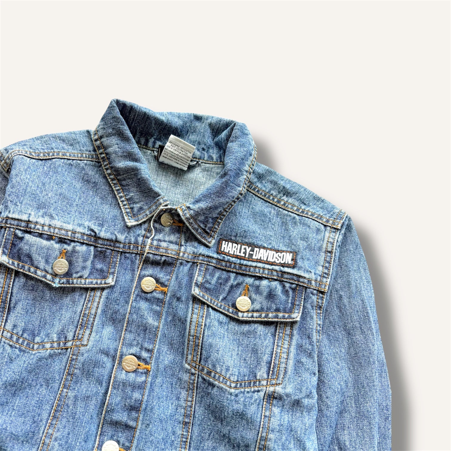 Harley Davidson Vintage Denim Jacket (12/14)