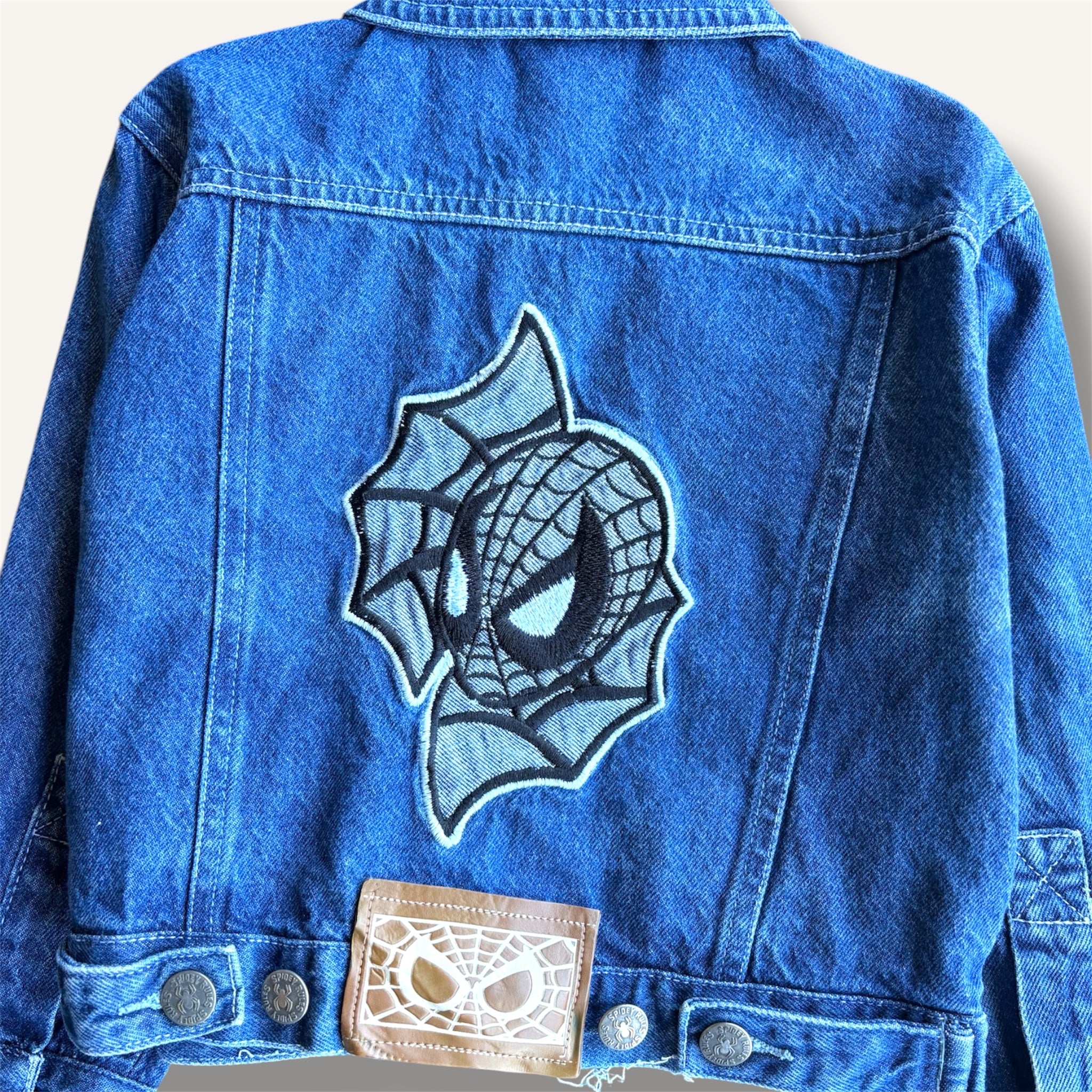 Vintage 2003 Denim Spider-man Jacket (4T)