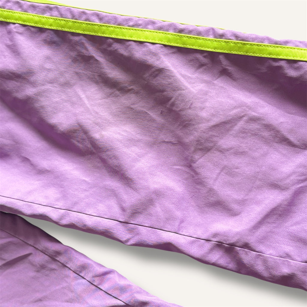 Adidas Fluro Green & Lilac Windbreaker Pants (6)