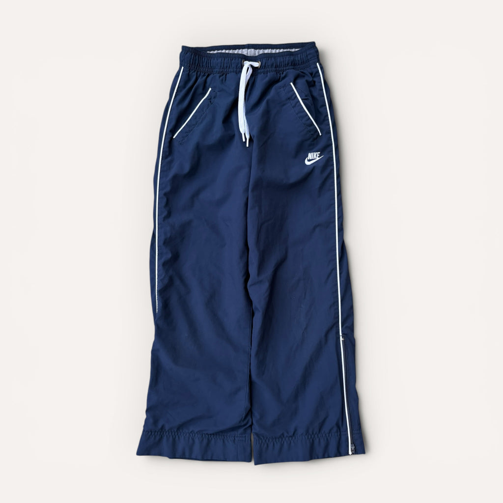 Y2K Nike Navy Jersey Lined Windbreaker Pants (7/8)