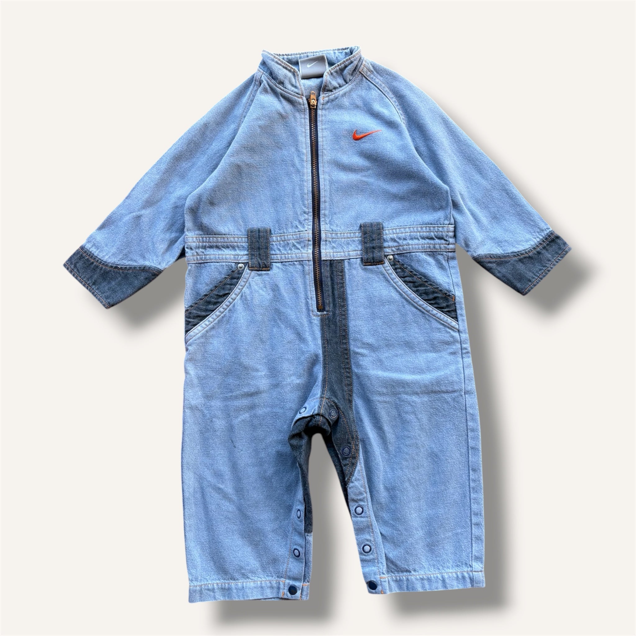 Y2K Nike Double Denim Boilersuit (1-2T)