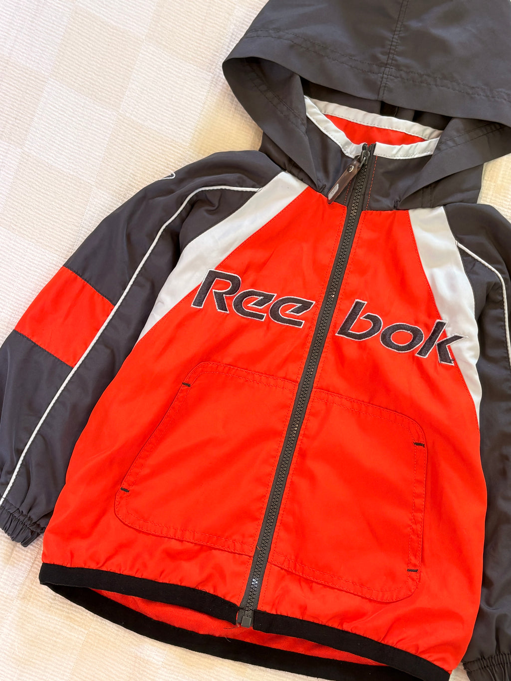Reebok Orange & Grey Windbreaker (3T)