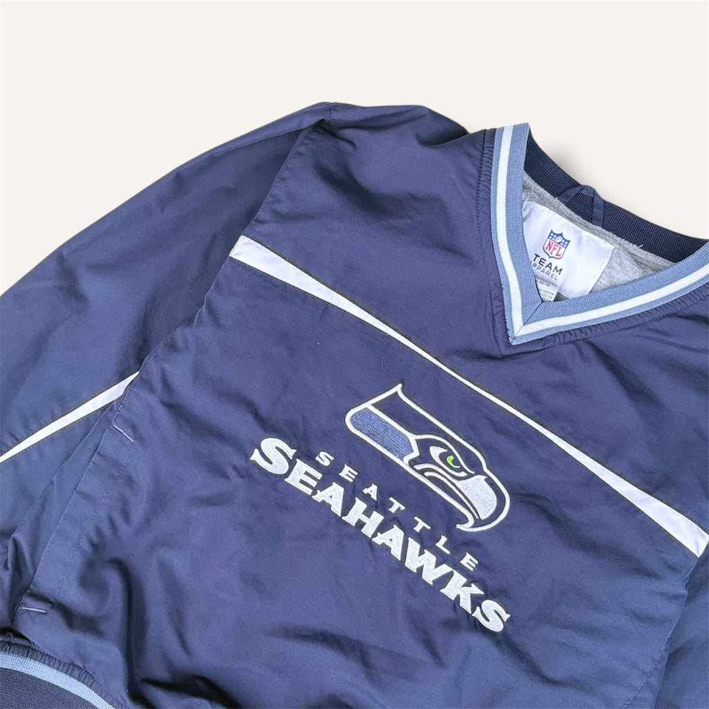 NFL Seattle Seahawks Jersey Lined Windbreaker Pullover (10/12)