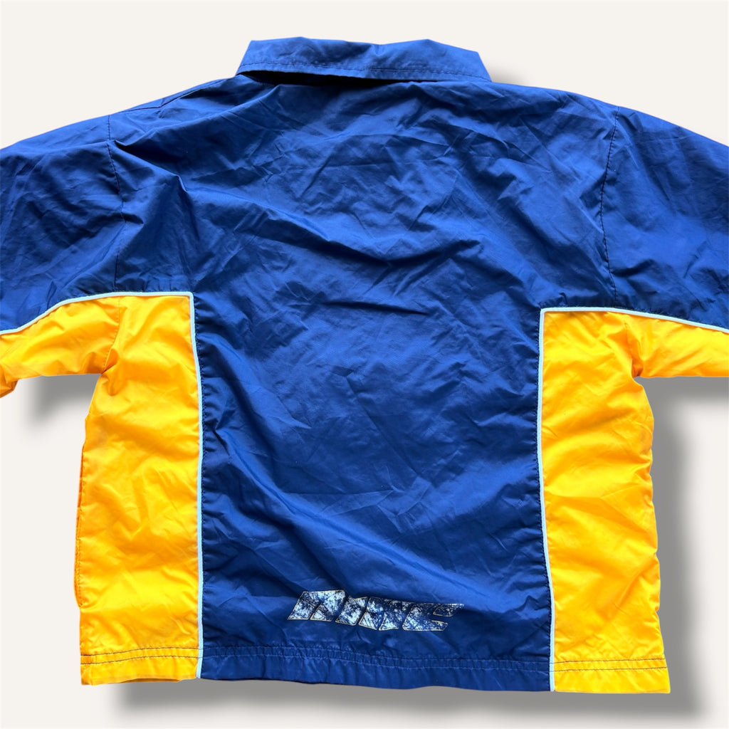 Y2K Nike Navy and Yellow Windbreaker (6)