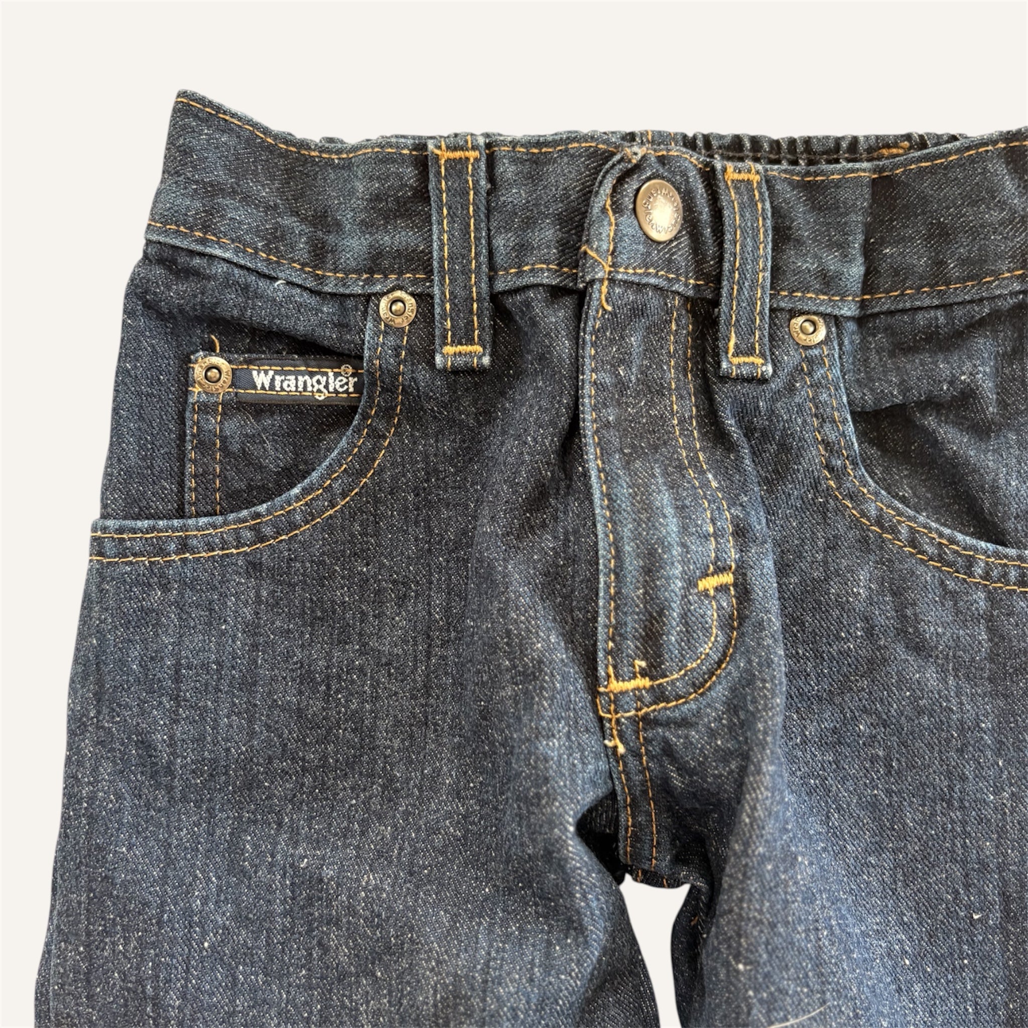 Wrangler Straight Leg Dark Wash Denim Jeans (3T)
