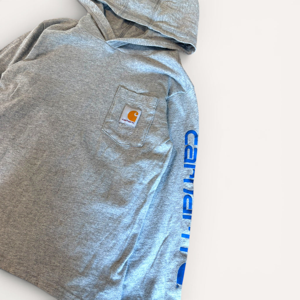 Carhartt Grey Long Sleeve T-shirt With Hood (5/6)