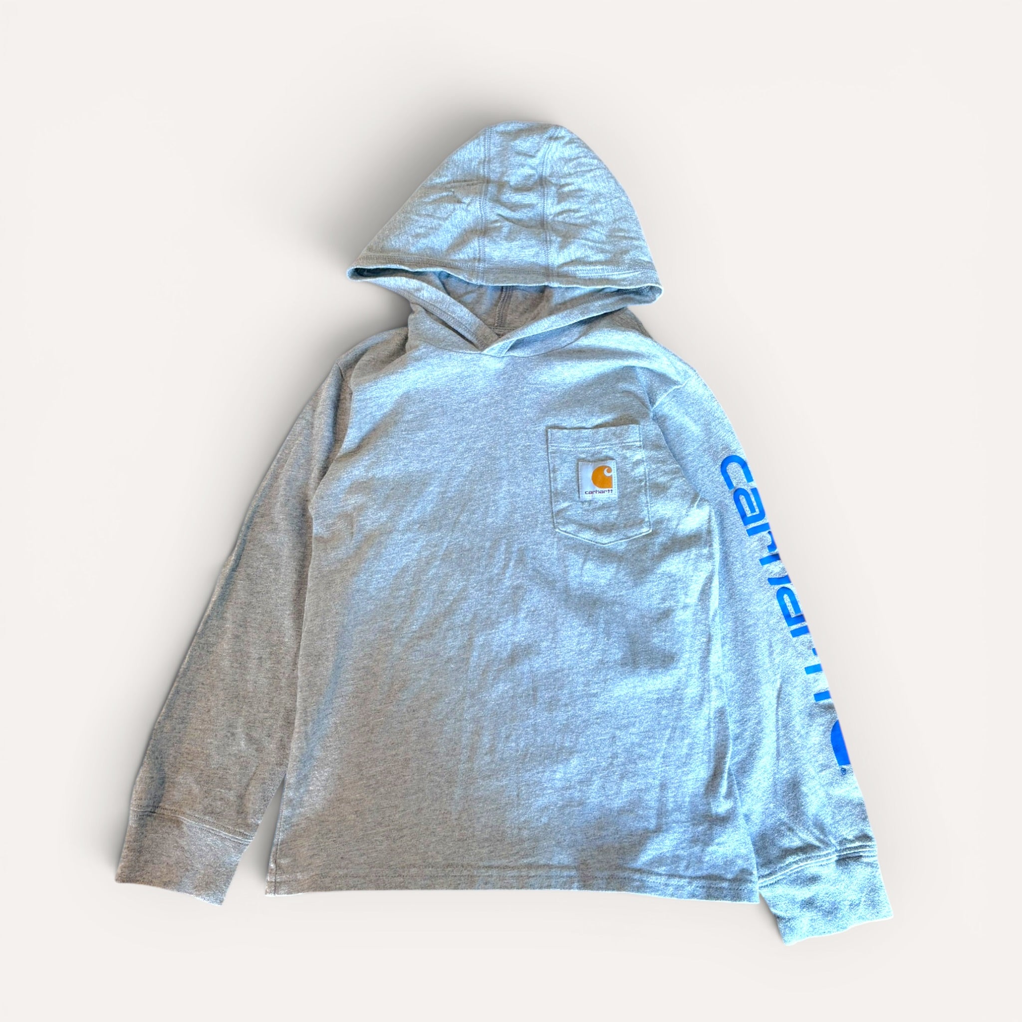 Carhartt Grey Long Sleeve T-shirt With Hood (5/6)
