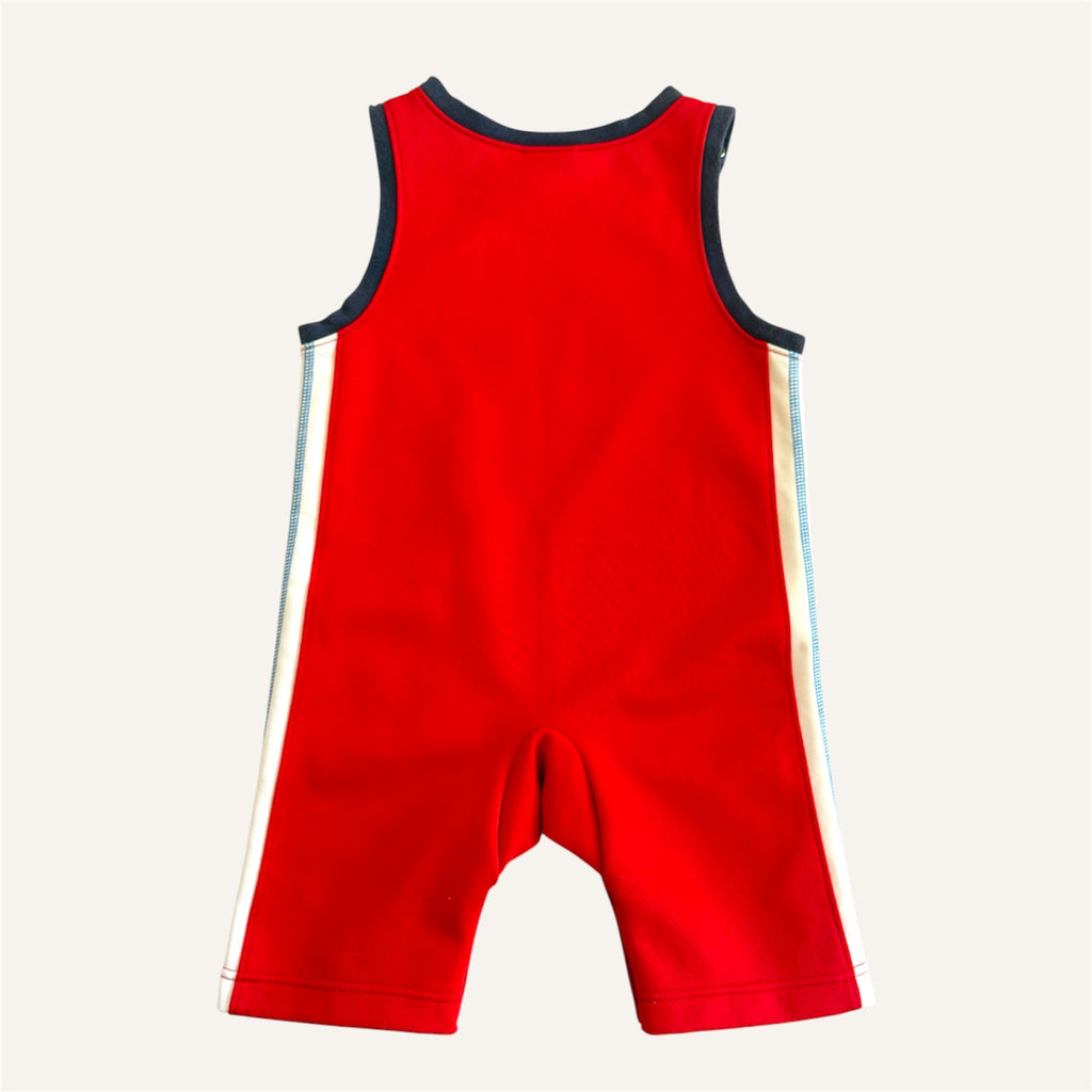 Y2K Red Nike Summer Romper (2-3T)