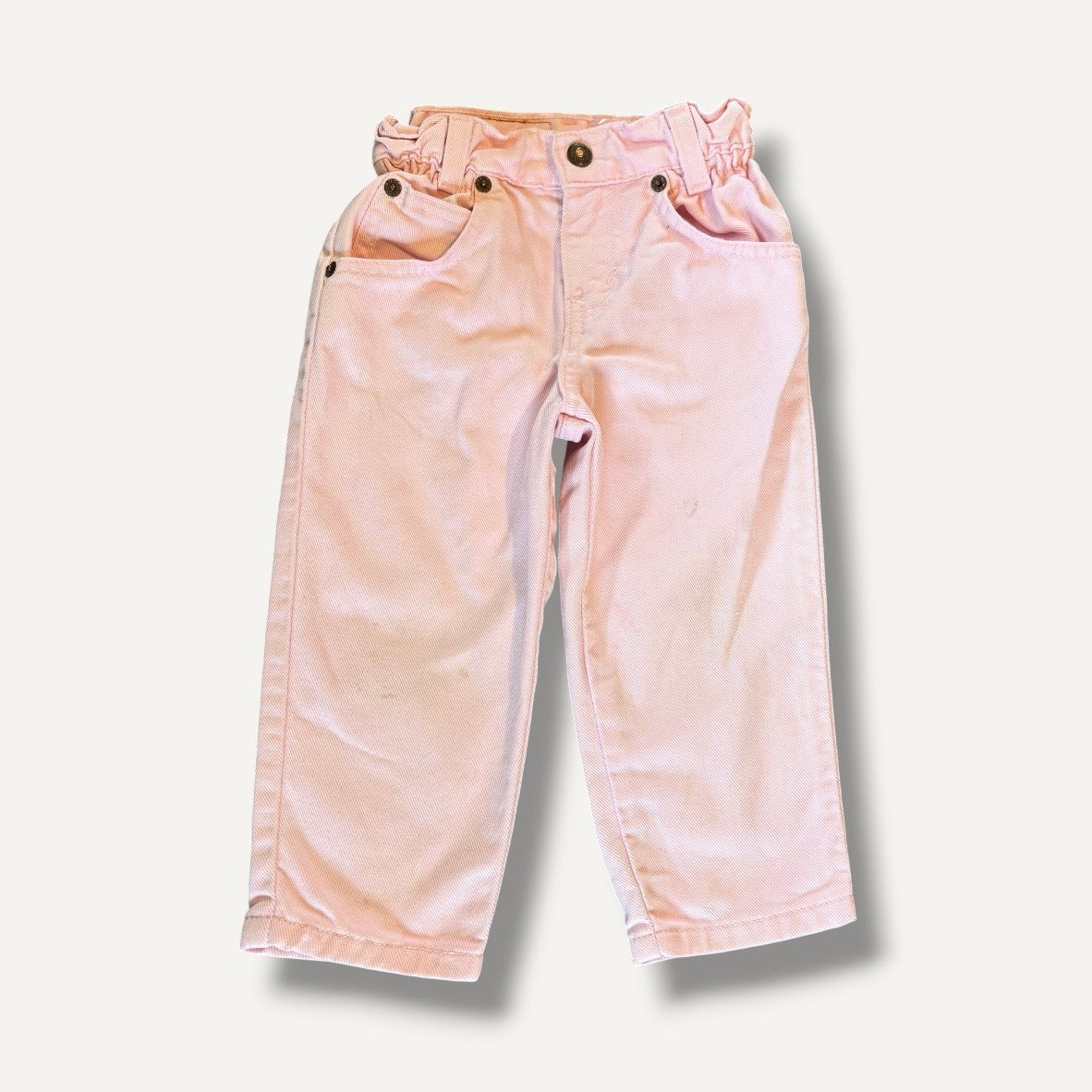 Levi Vintage Pink Jeans, Orange Tab  (2T)